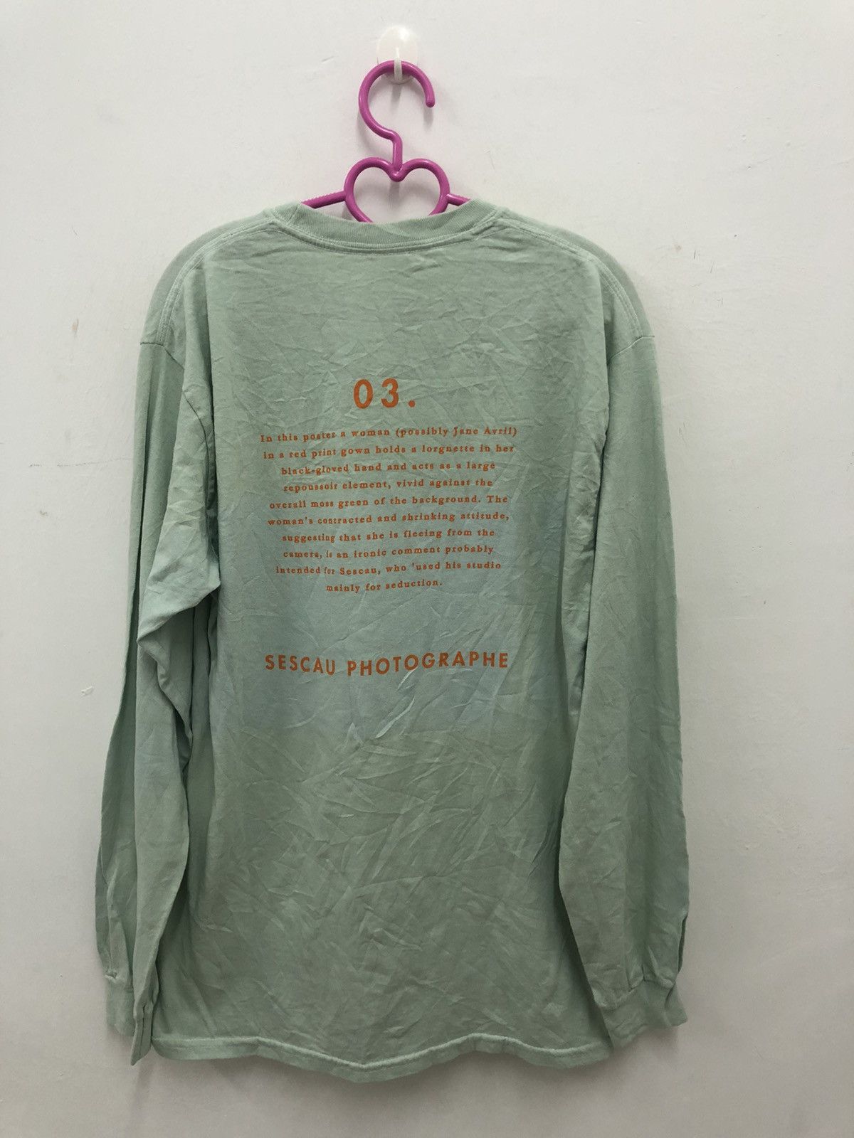 Vintage Rare Vintage 9 PLACE PIGALLE SESCAU PHOTOGRAPHE Art Tee Size US M / EU 48-50 / 2 - 5 Thumbnail