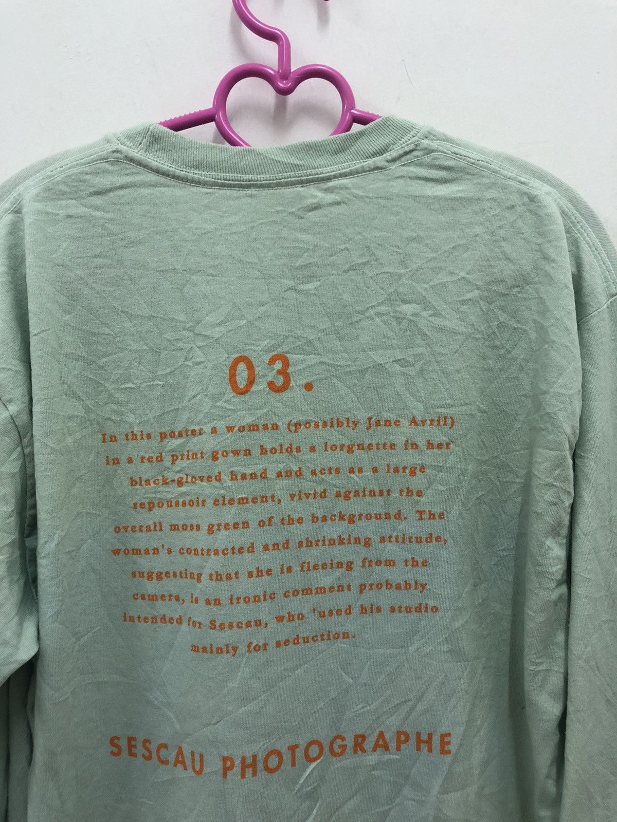 Vintage Rare Vintage 9 PLACE PIGALLE SESCAU PHOTOGRAPHE Art Tee Size US M / EU 48-50 / 2 - 6 Thumbnail