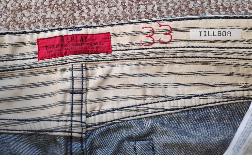 Replay REPLAY y2k Tillbor regular fit denim jeans size W33 L32 Size US 33 - 5 Thumbnail