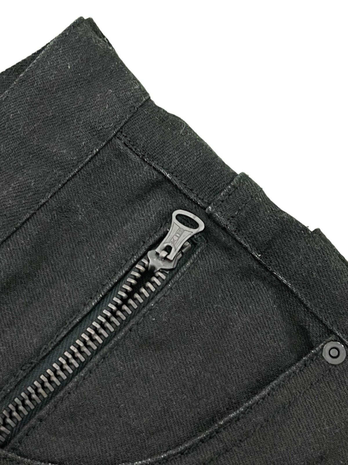 Japanese Brand Sick Anglasad Mamoru Shimizu Full Handpainted Slim Jean 12🟦 Size US 29 - 12 Thumbnail