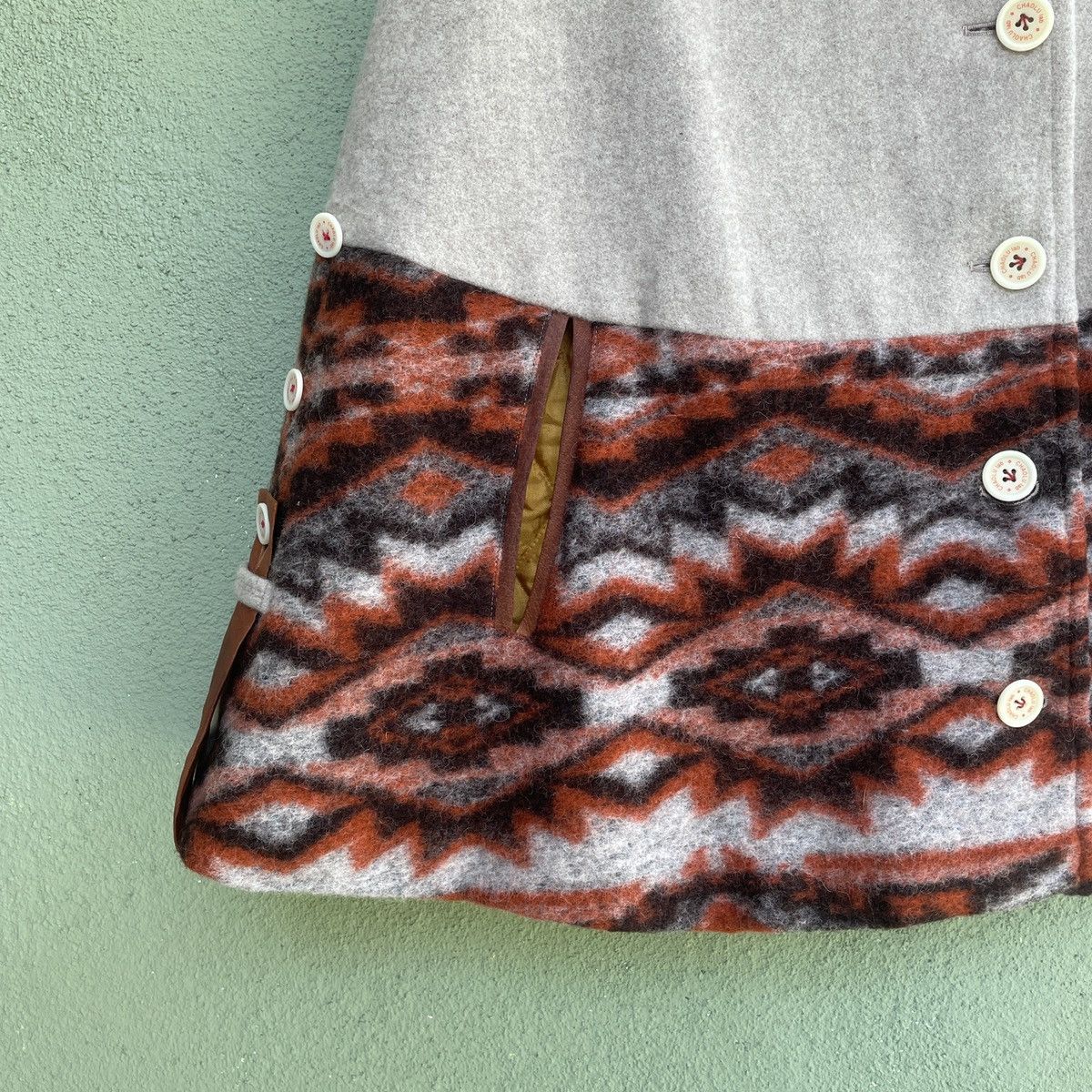 Japanese Brand Vintage Chaolu Lab Navajo Style Button Ups Poncho Size US M / EU 48-50 / 2 - 4 Thumbnail