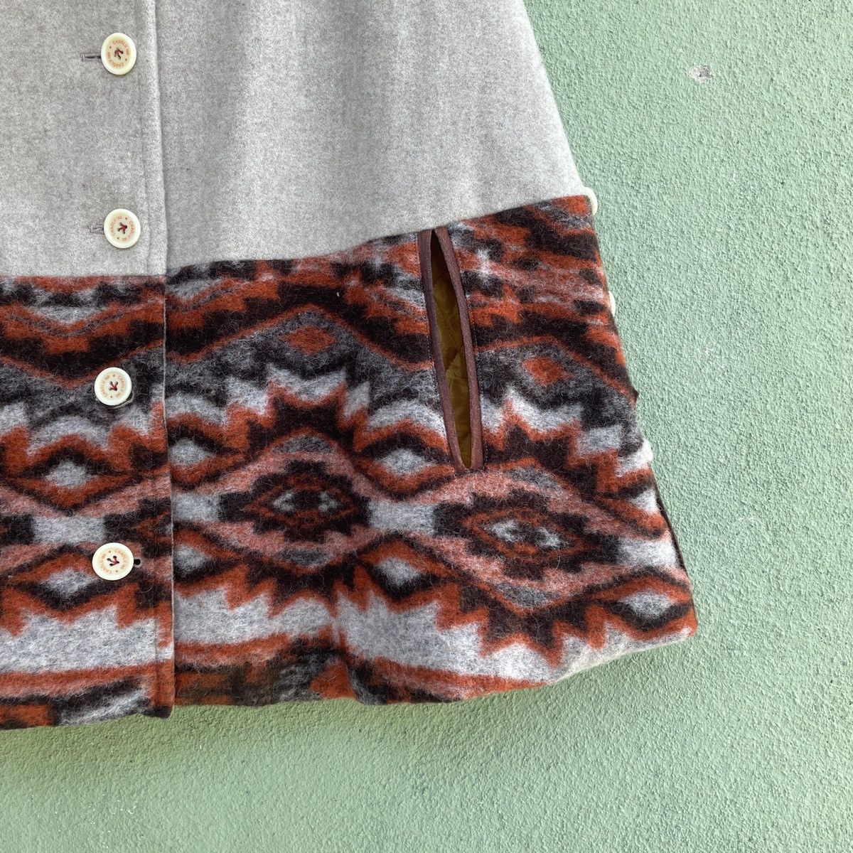 Japanese Brand Vintage Chaolu Lab Navajo Style Button Ups Poncho Size US M / EU 48-50 / 2 - 5 Thumbnail