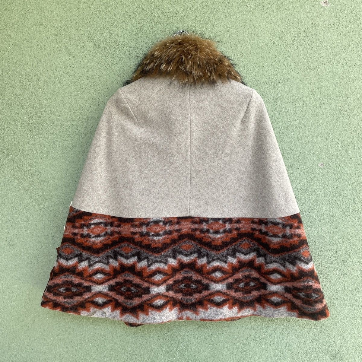 Japanese Brand Vintage Chaolu Lab Navajo Style Button Ups Poncho Size US M / EU 48-50 / 2 - 12 Thumbnail