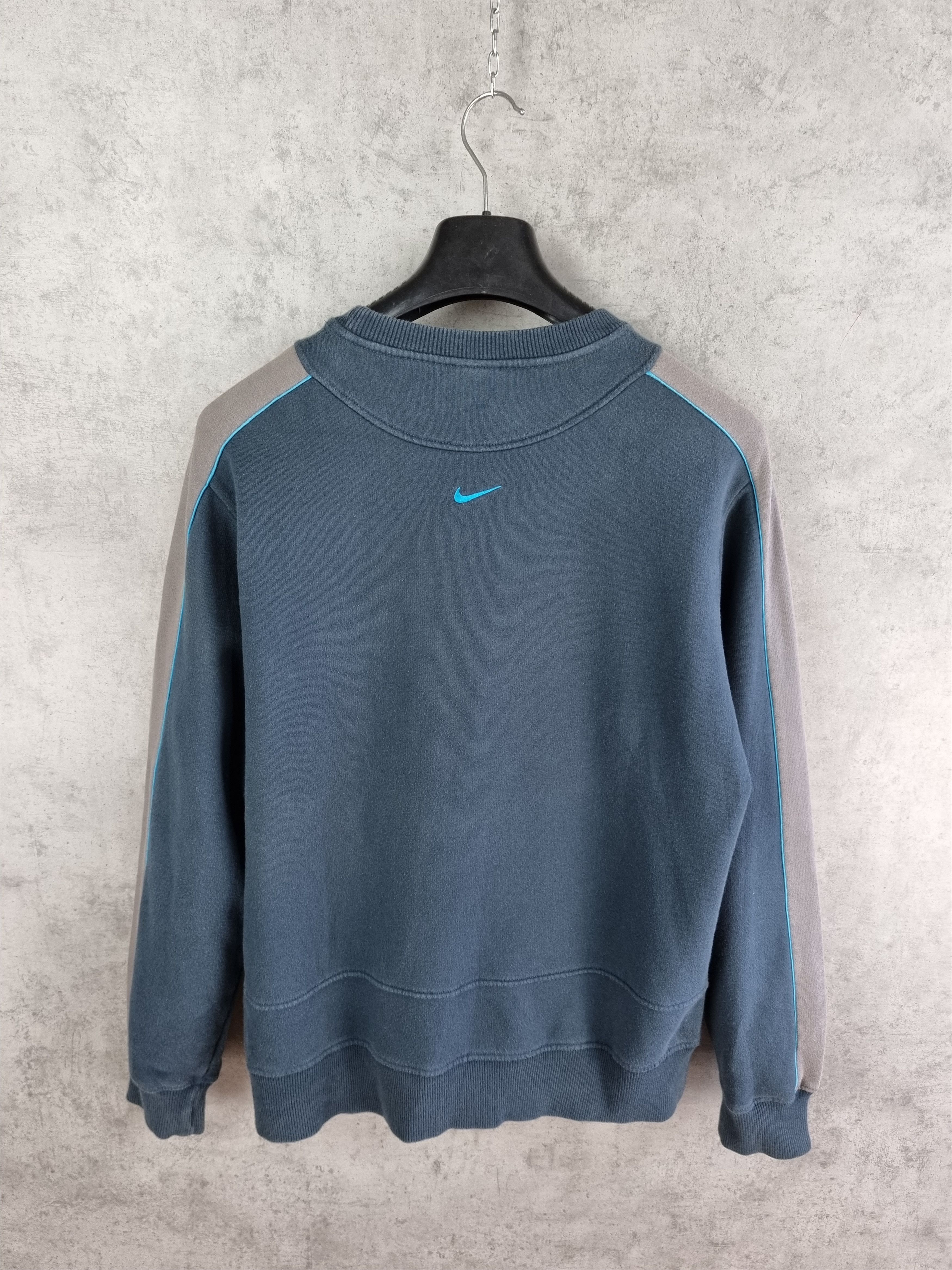 Nike × Vintage 90s Faded NIKE Embroidery swoosh 2 pockets sweatshirt Size US L / EU 52-54 / 3 - 4 Thumbnail