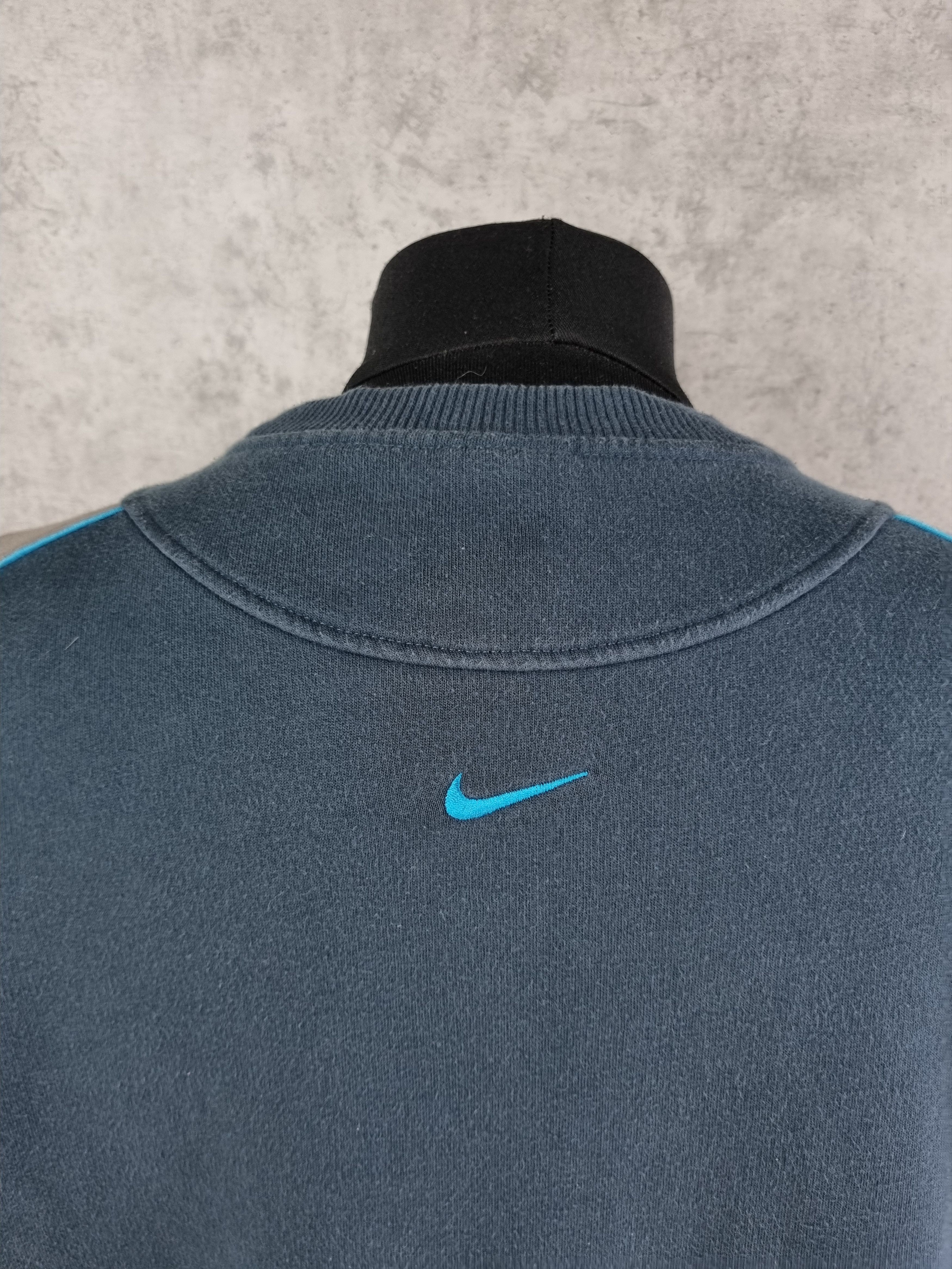 Nike × Vintage 90s Faded NIKE Embroidery swoosh 2 pockets sweatshirt Size US L / EU 52-54 / 3 - 9 Thumbnail
