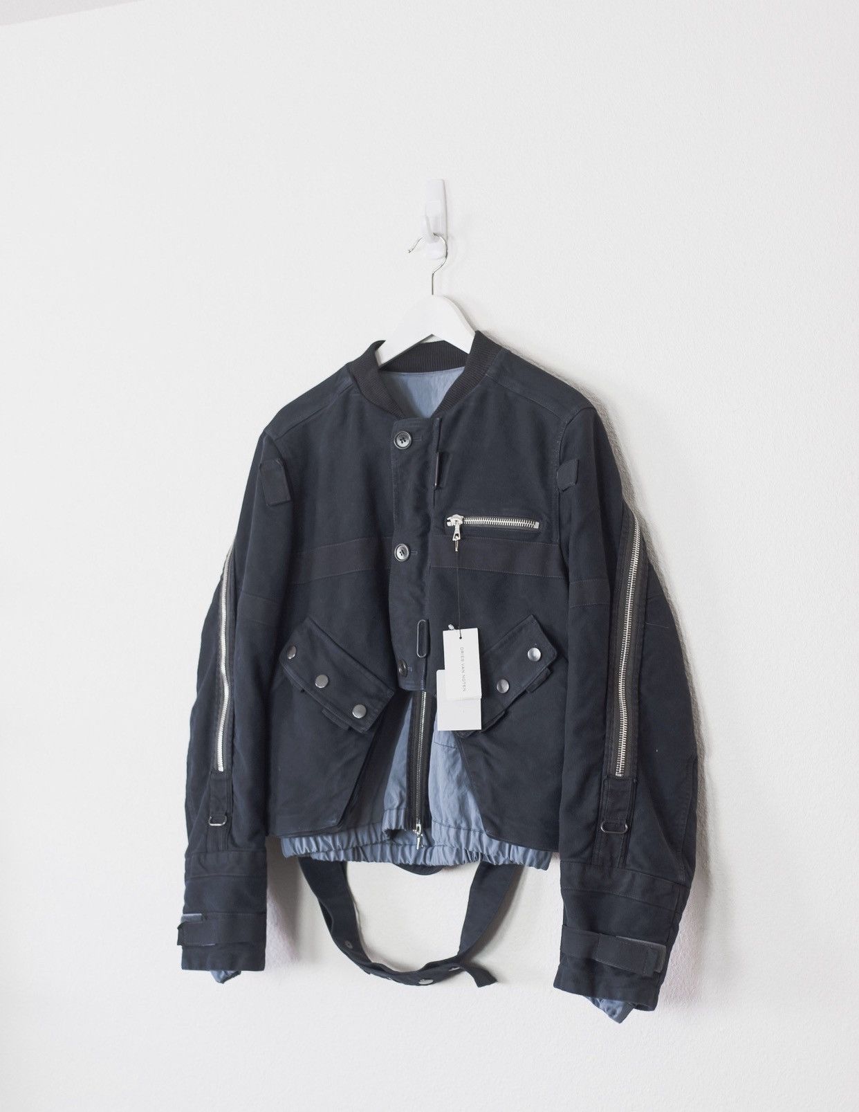Dries Van Noten RARE GRAIL dries van noten 2014 multi zip bomber jacket Size US L / EU 52-54 / 3 - 3 Thumbnail
