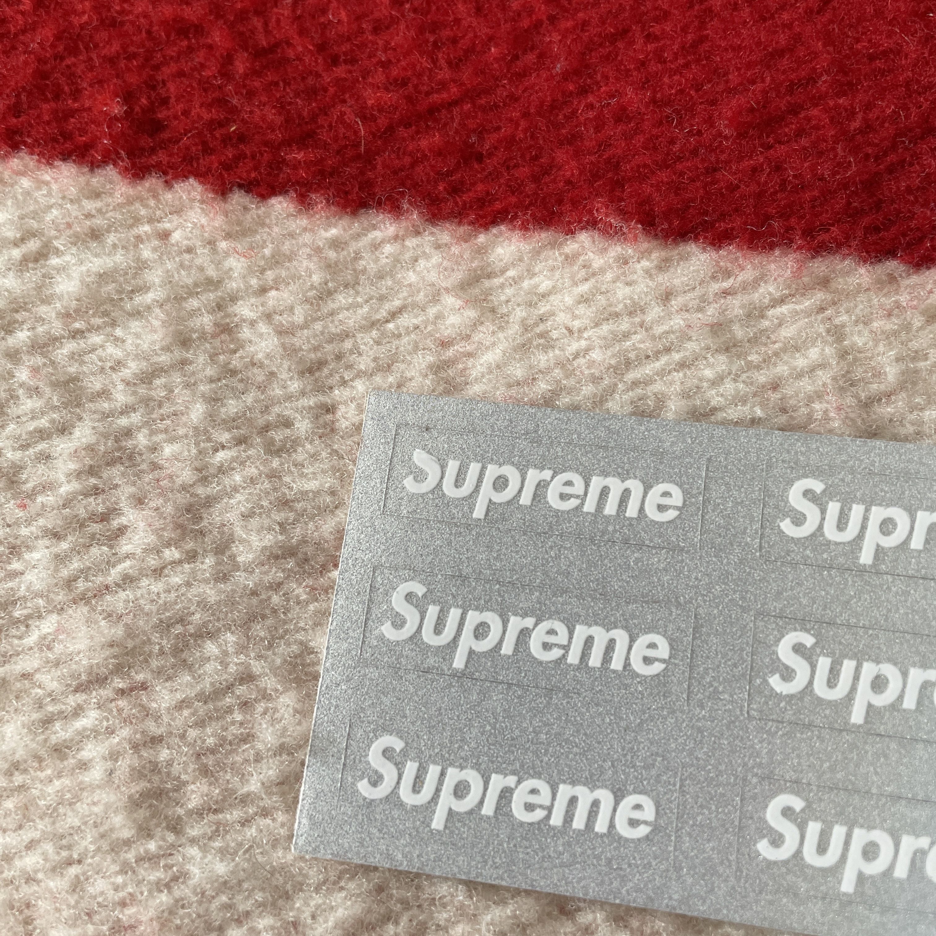 Comme des Garcons Supreme - 3M Reflective Mini stickers x10 & Navy CDG mini x1 Size ONE SIZE - 2 Thumbnail