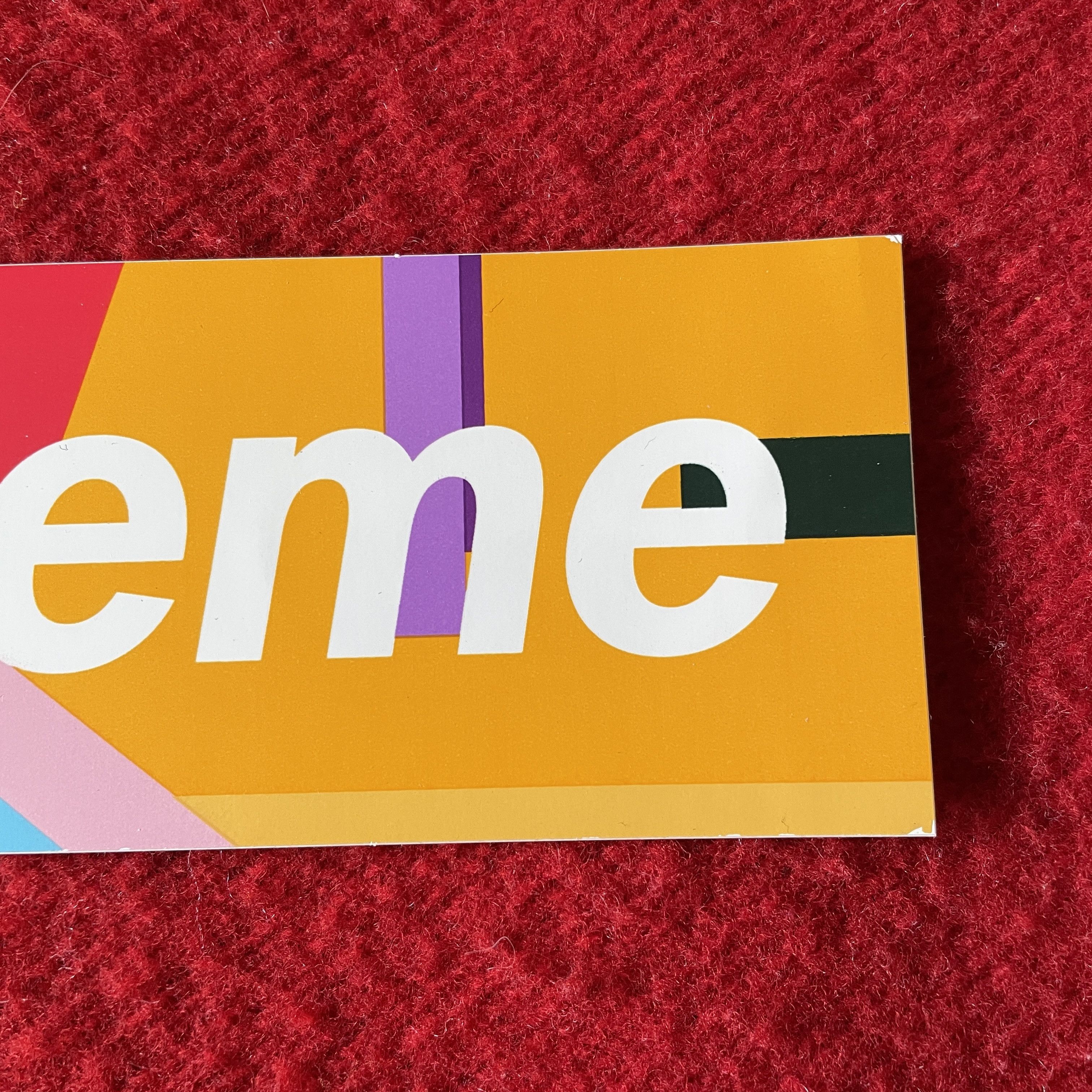 Supreme Supreme - Atelier Mendini Box Logo Sticker Set 2017 Size ONE SIZE - 4 Thumbnail