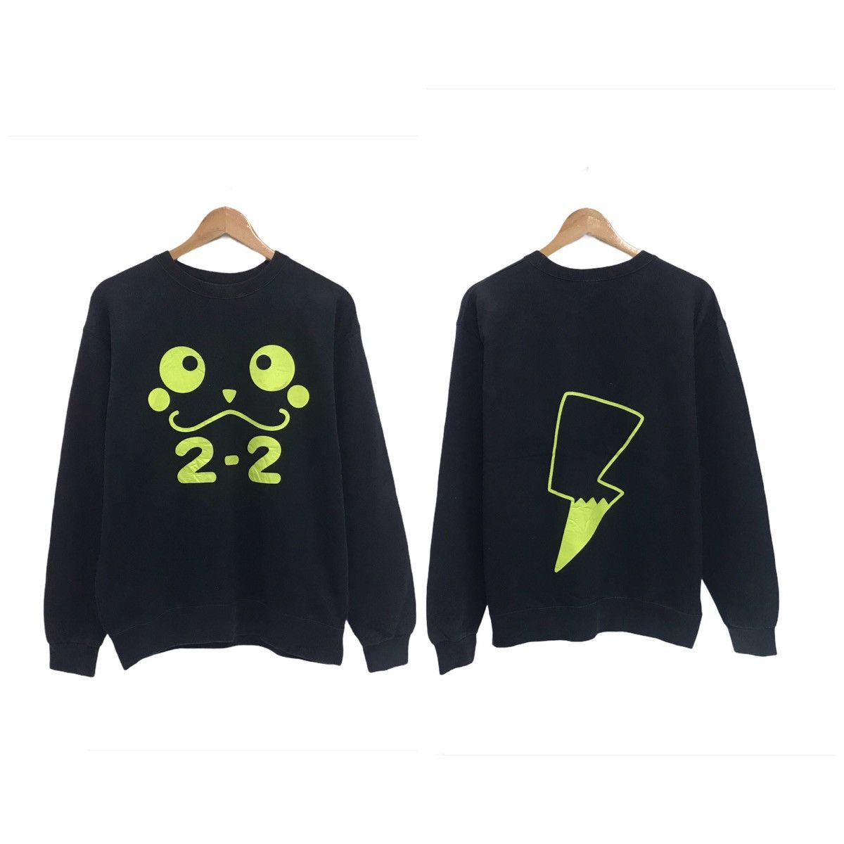 Vintage 2-2 Sweatshirt Big Logo Lightning Bolt