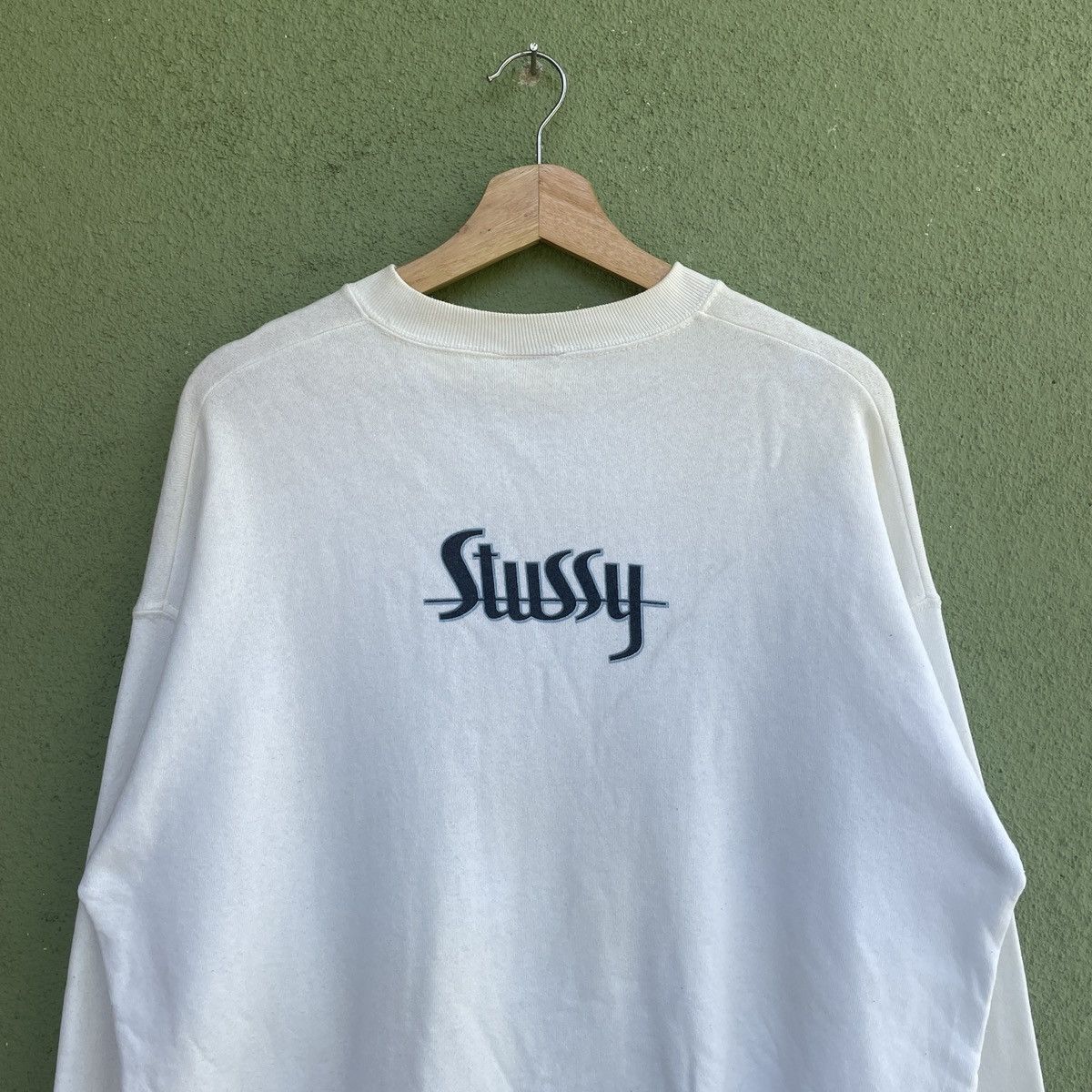 Stussy Vintage 90s STUSSY Made In Usa Big Logo Sweatshirt Jumper Size US L / EU 52-54 / 3 - 12 Thumbnail
