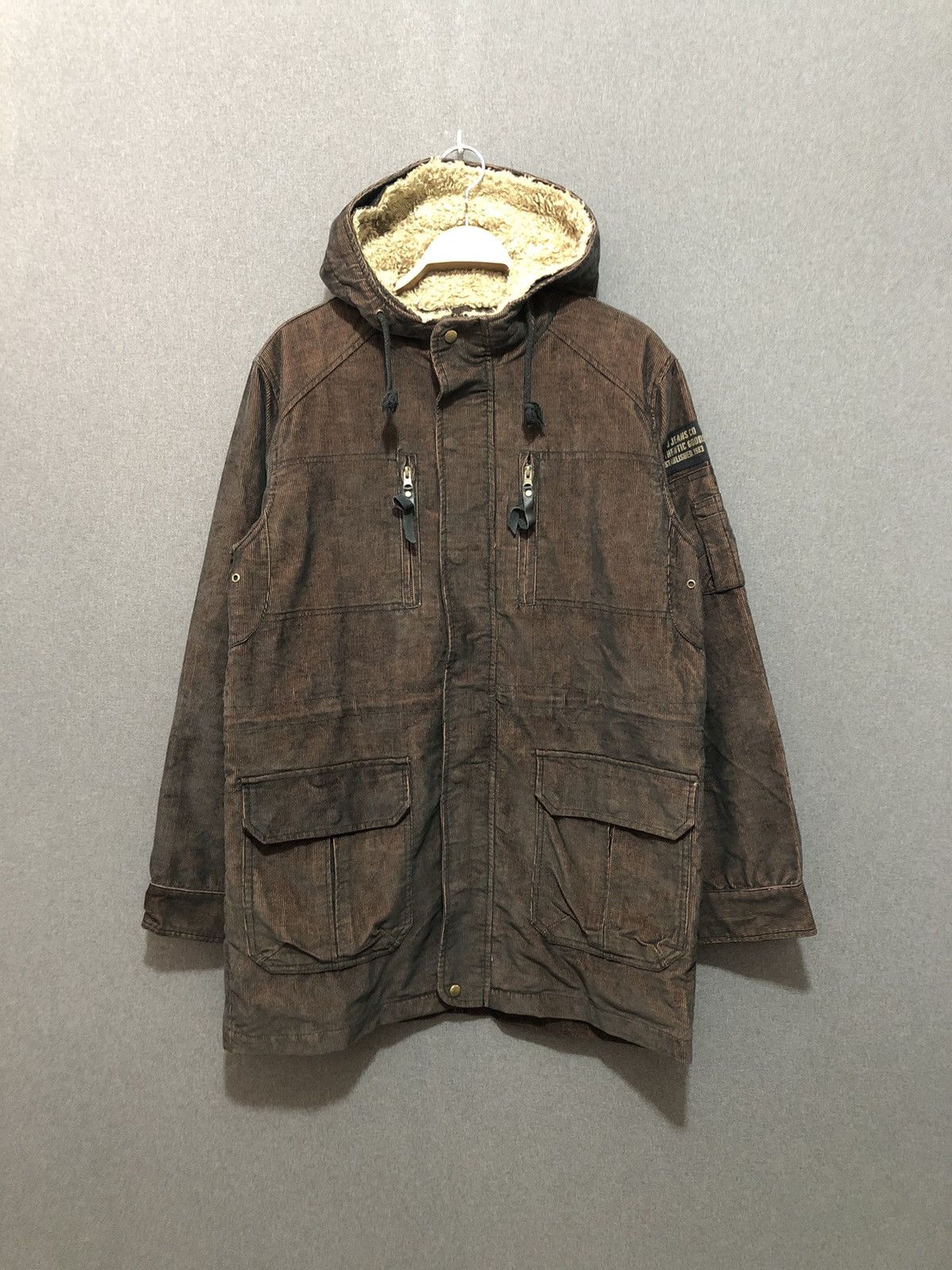 Japanese Brand Corduroy military parka Size US L / EU 52-54 / 3 - 1 Thumbnail
