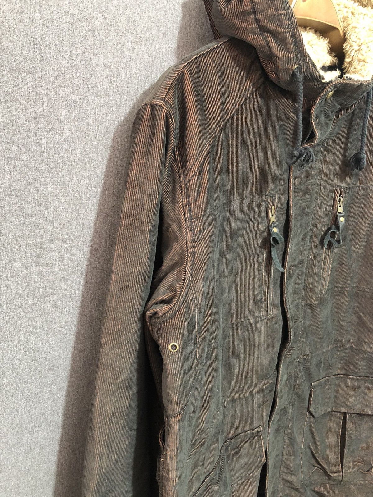 Japanese Brand Corduroy military parka Size US L / EU 52-54 / 3 - 2 Thumbnail