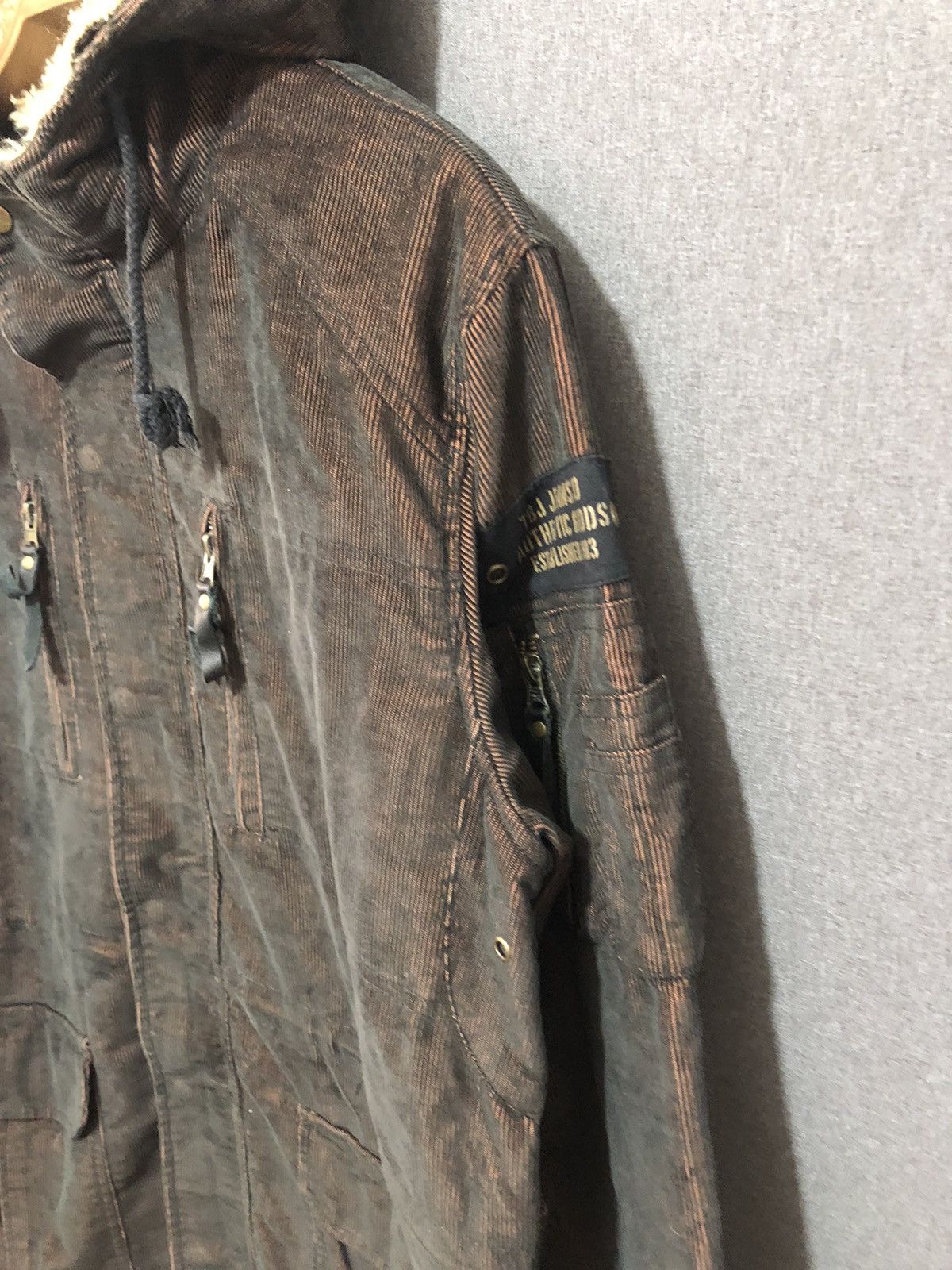 Japanese Brand Corduroy military parka Size US L / EU 52-54 / 3 - 3 Thumbnail