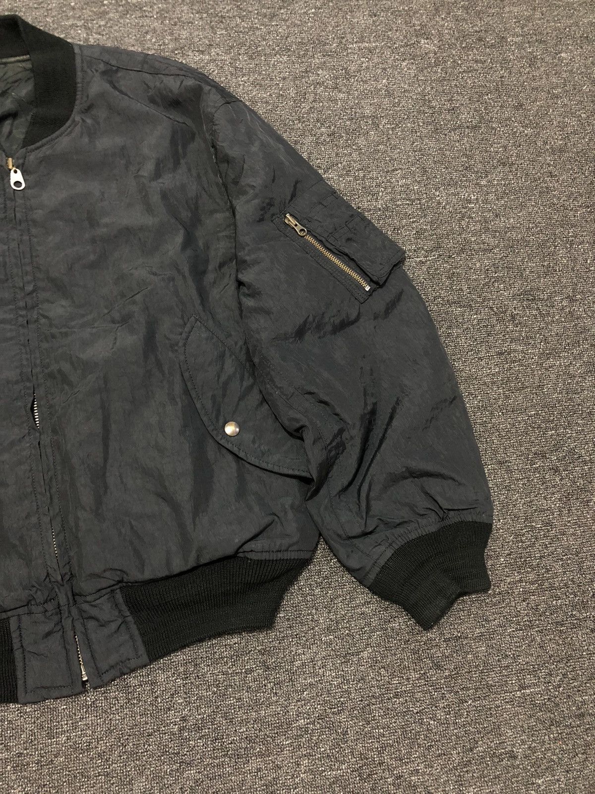 Japanese Brand Vintage Jun Men Ma-1 Bomber Jacket Size US M / EU 48-50 / 2 - 6 Thumbnail