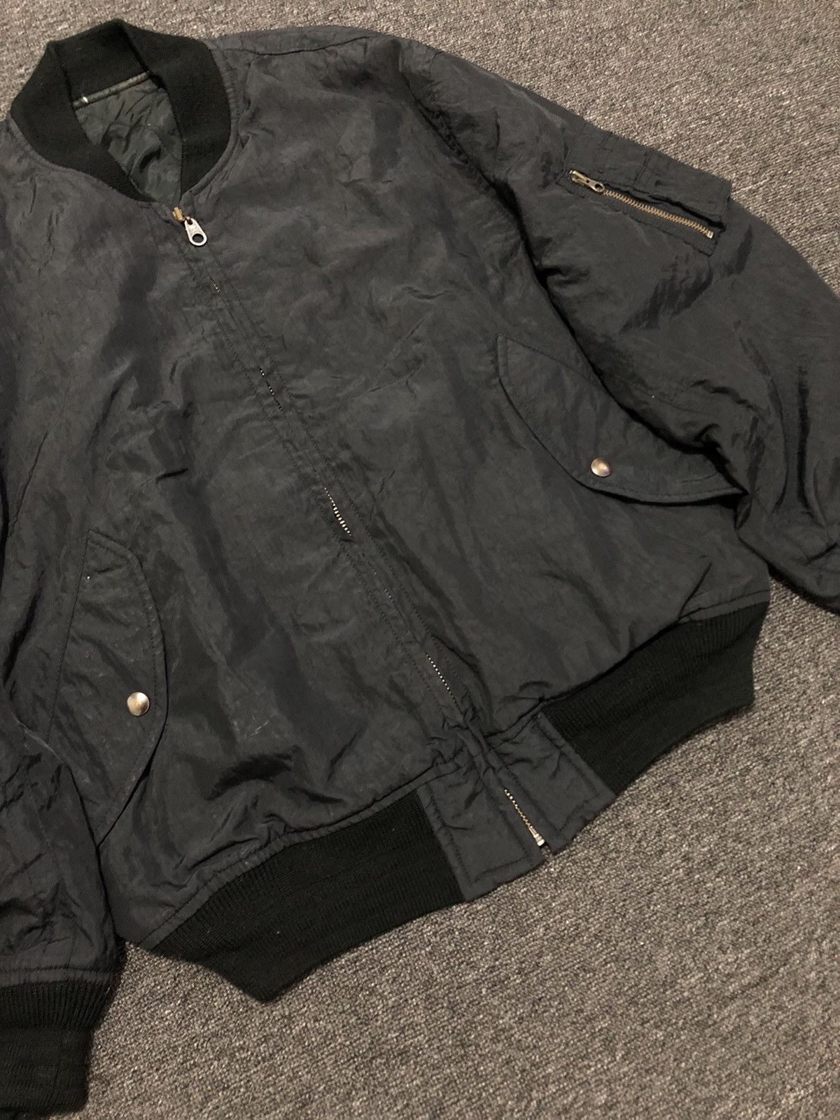 Japanese Brand Vintage Jun Men Ma-1 Bomber Jacket Size US M / EU 48-50 / 2 - 4 Thumbnail