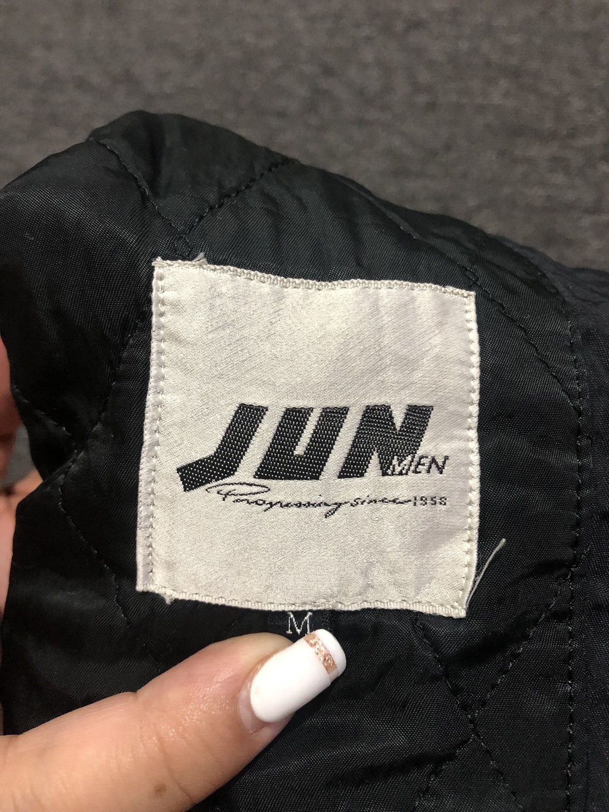 Japanese Brand Vintage Jun Men Ma-1 Bomber Jacket Size US M / EU 48-50 / 2 - 15 Thumbnail