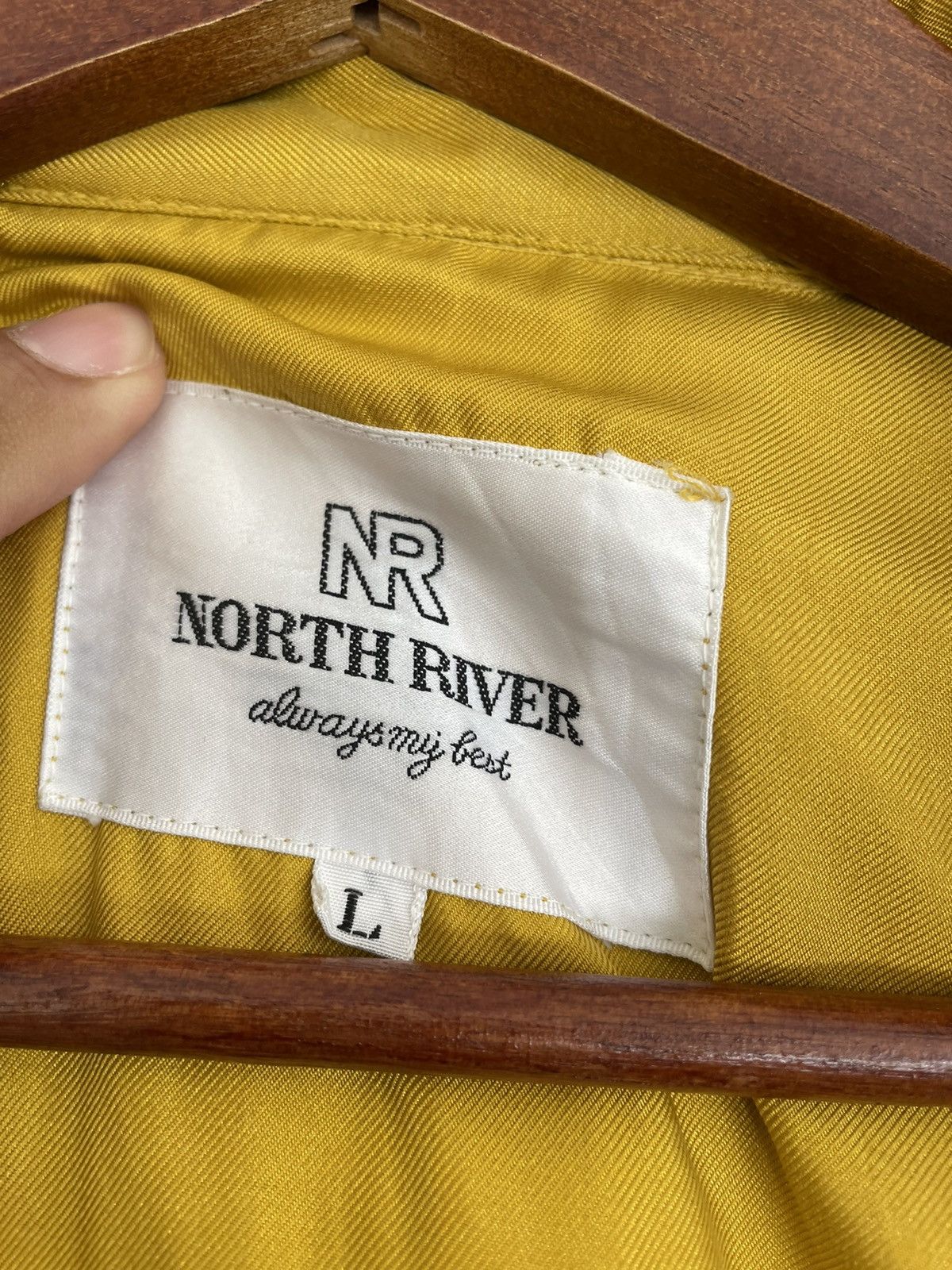 Japanese Brand × Vintage VINTAGE NORTH RIVER BOMBER JACKET Size US L / EU 52-54 / 3 - 7 Thumbnail