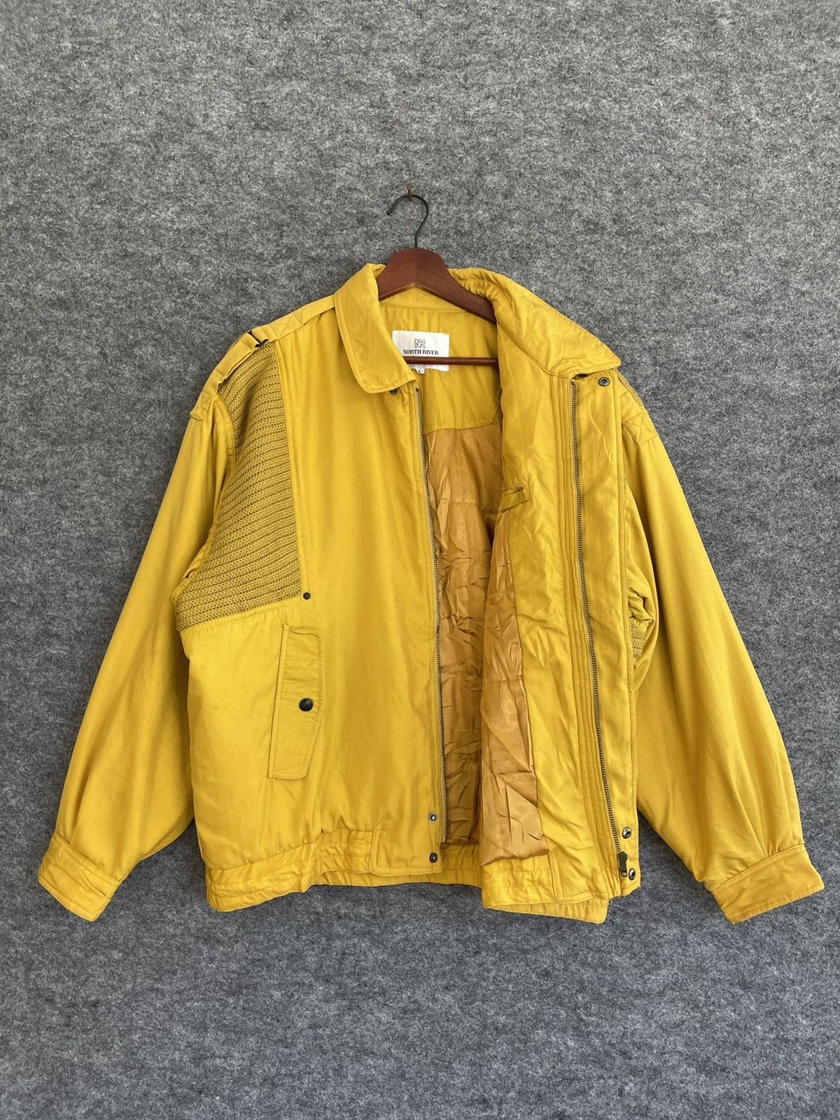 Japanese Brand × Vintage VINTAGE NORTH RIVER BOMBER JACKET Size US L / EU 52-54 / 3 - 5 Thumbnail