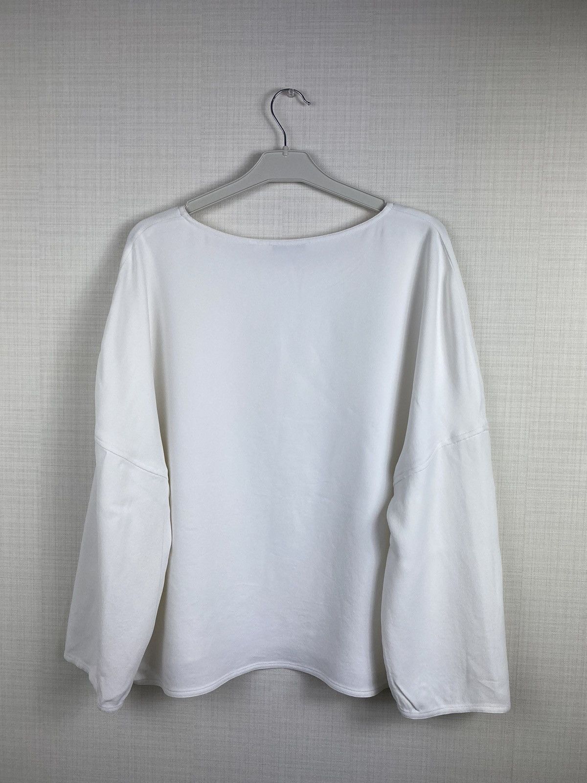 Helmut Lang × Vintage Archive Helmut Lang viscose round neck cold shirt top Size L / US 10 / IT 46 - 8 Thumbnail