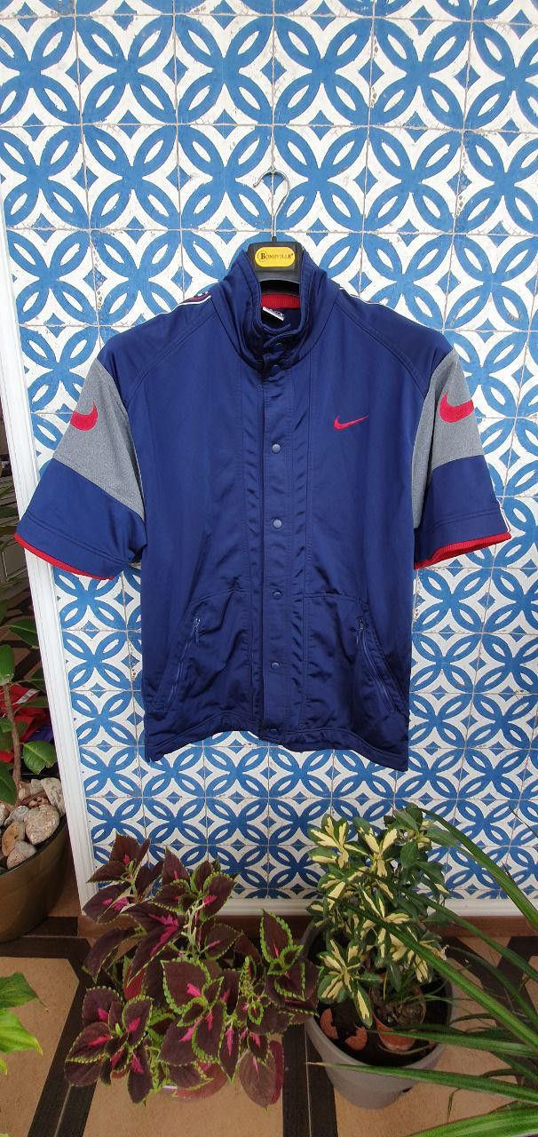 Nike Rare 90s Nike USA Side Tape Short sleeve shirt swoosh Size US M / EU 48-50 / 2 - 1 Thumbnail