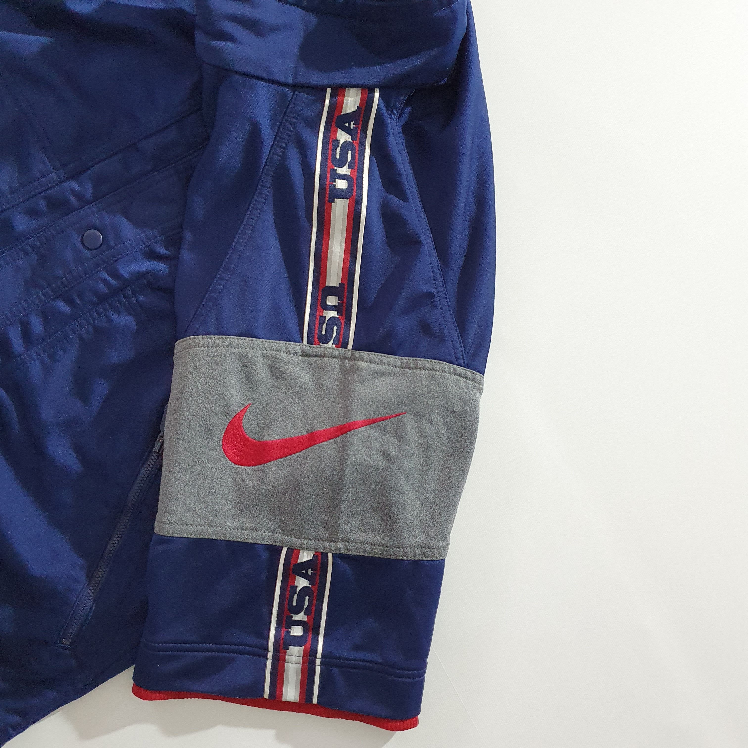 Nike Rare 90s Nike USA Side Tape Short sleeve shirt swoosh Size US M / EU 48-50 / 2 - 7 Thumbnail