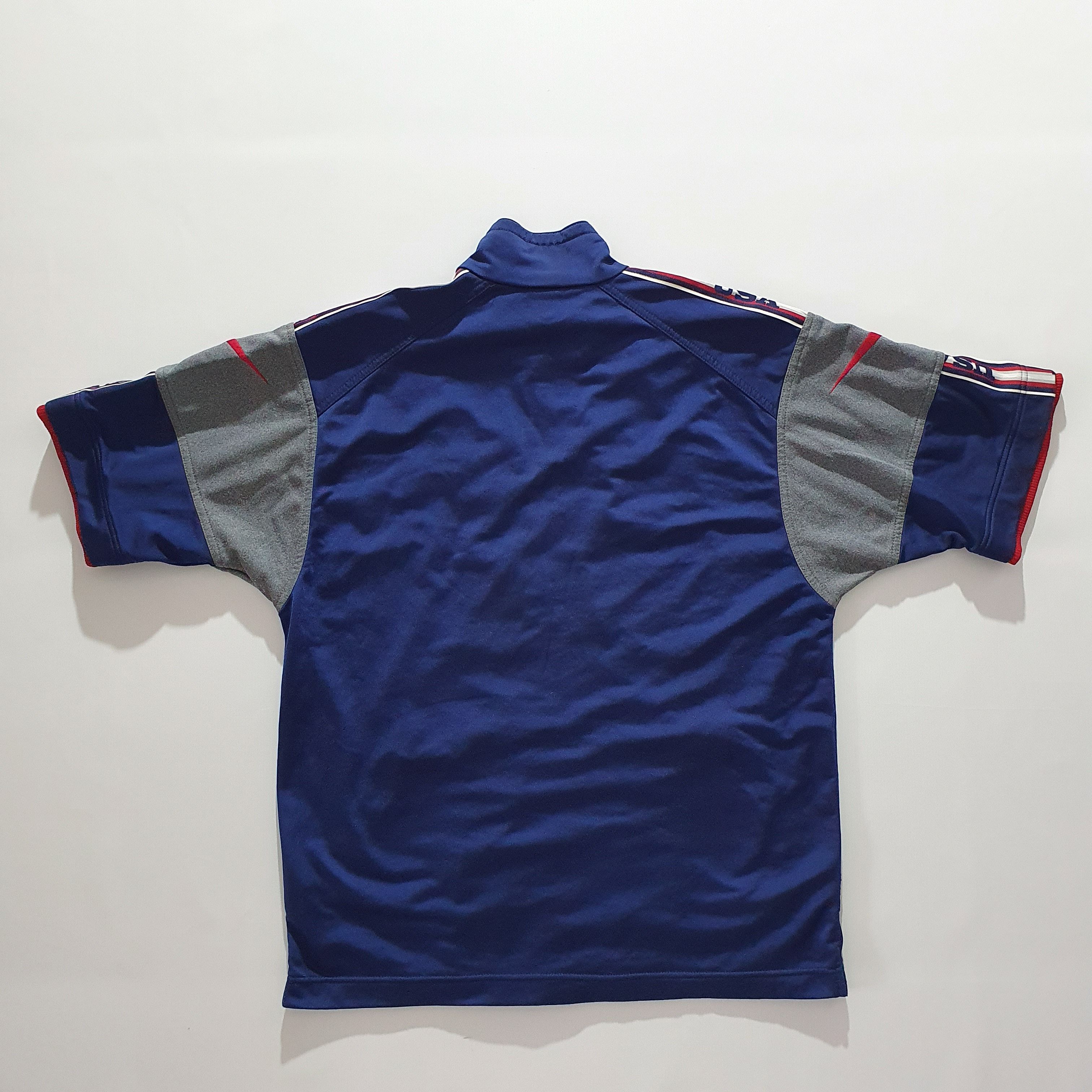 Nike Rare 90s Nike USA Side Tape Short sleeve shirt swoosh Size US M / EU 48-50 / 2 - 3 Thumbnail