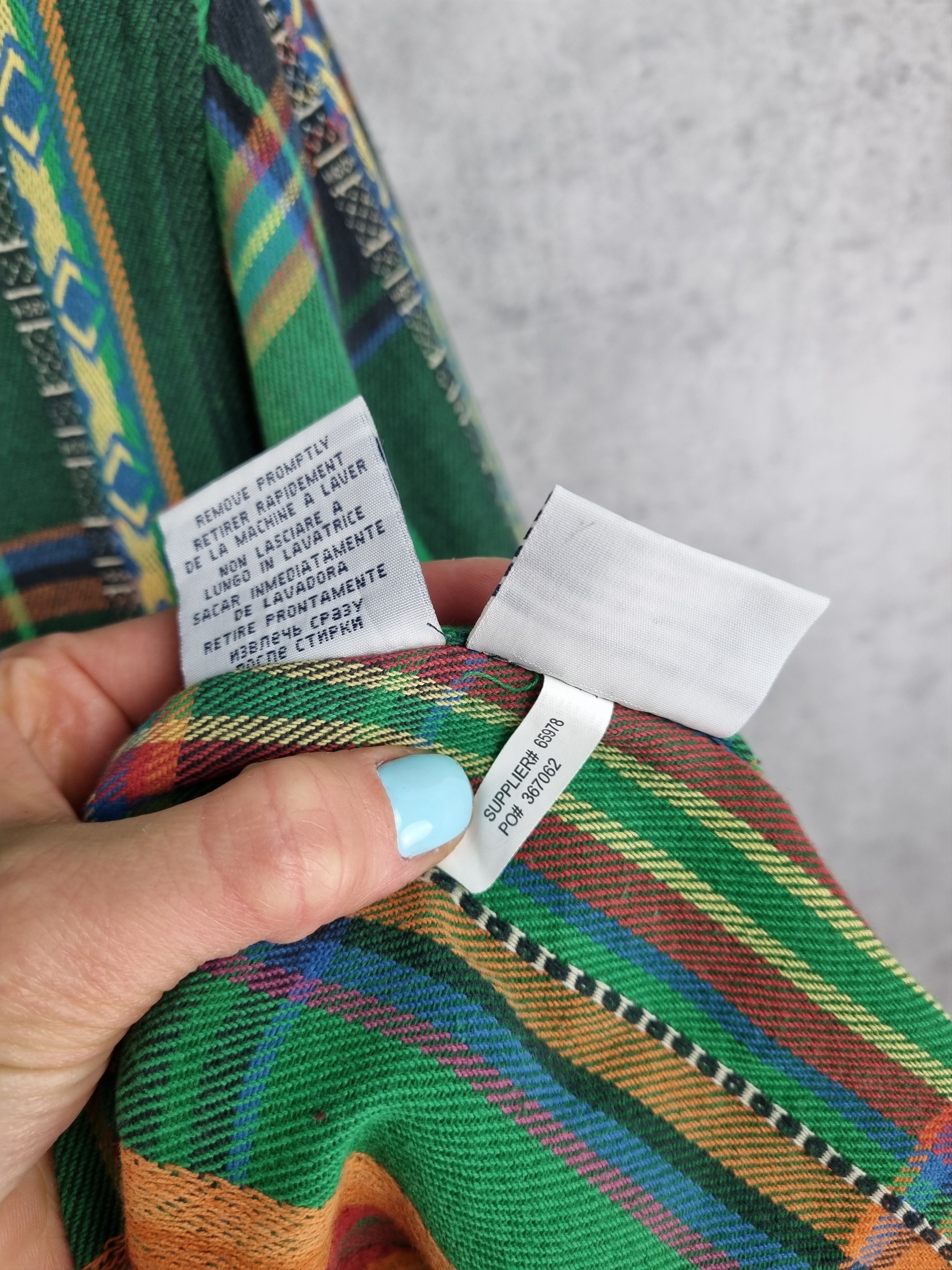 Flannel × Polo Ralph Lauren × Ralph Lauren Rare Design Polo Ralph Lauren Flannel Shirt Size US L / EU 52-54 / 3 - 8 Thumbnail