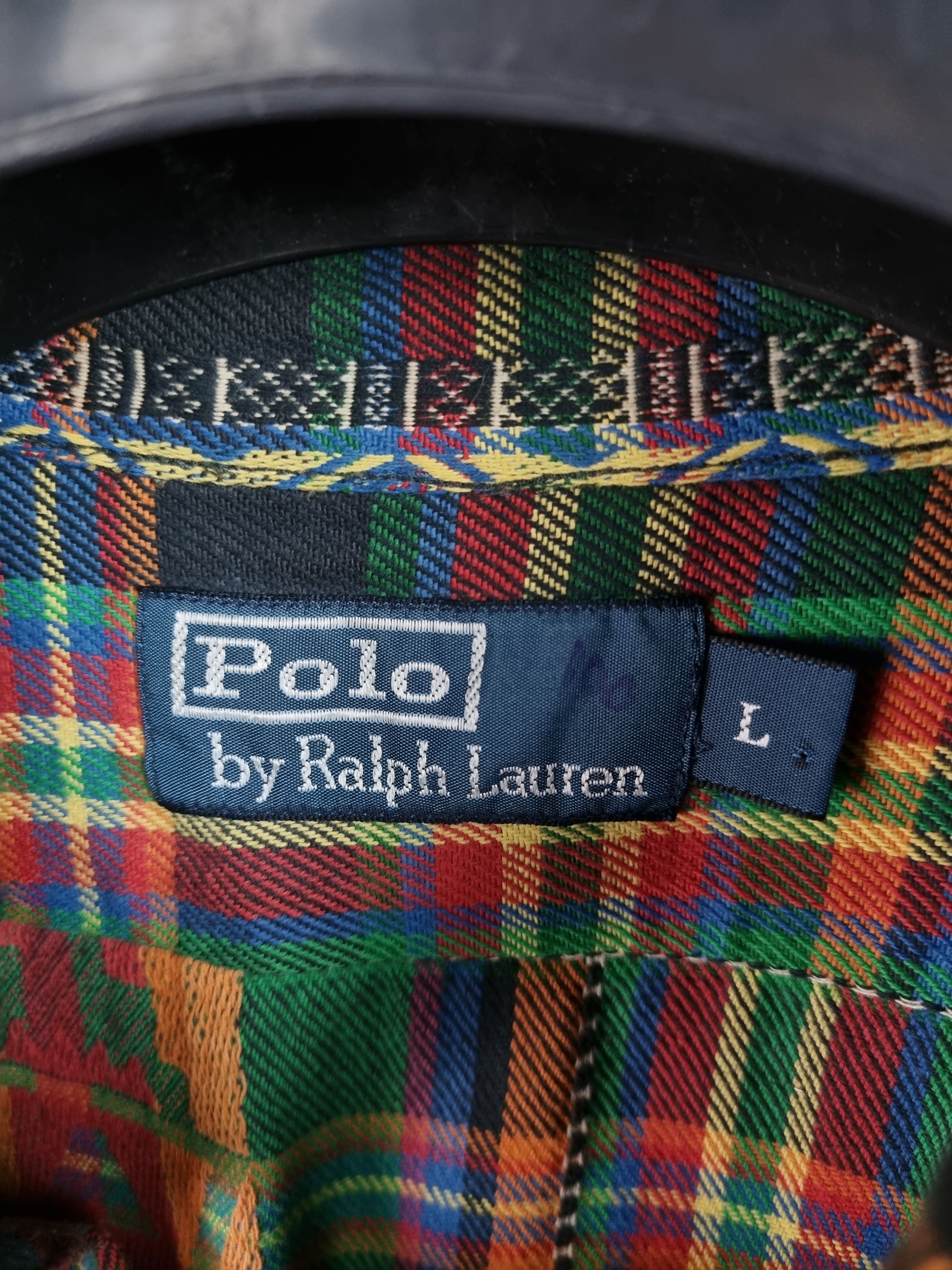 Flannel × Polo Ralph Lauren × Ralph Lauren Rare Design Polo Ralph Lauren Flannel Shirt Size US L / EU 52-54 / 3 - 6 Thumbnail