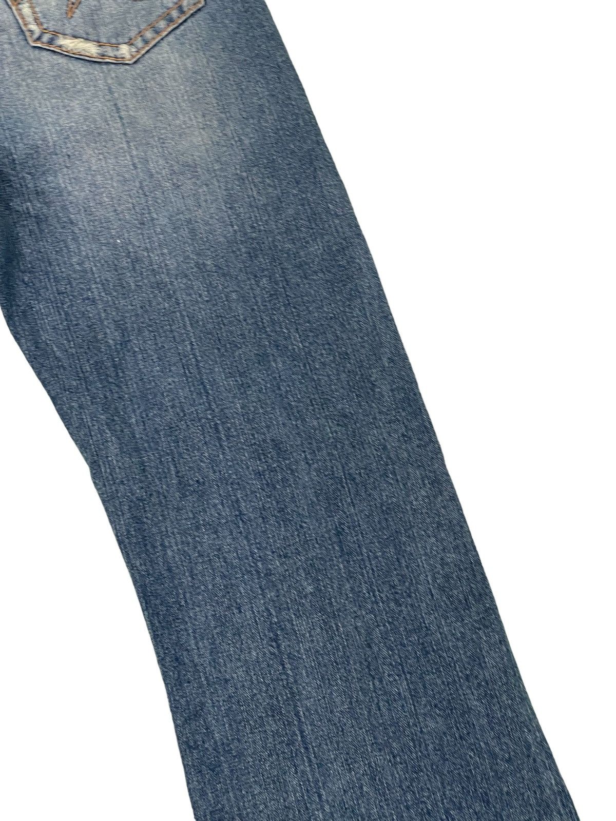 Japanese Brand Flare Jeans Nylaus Wide Leg Denim 3🟦0 Size US 33 - 18 Thumbnail