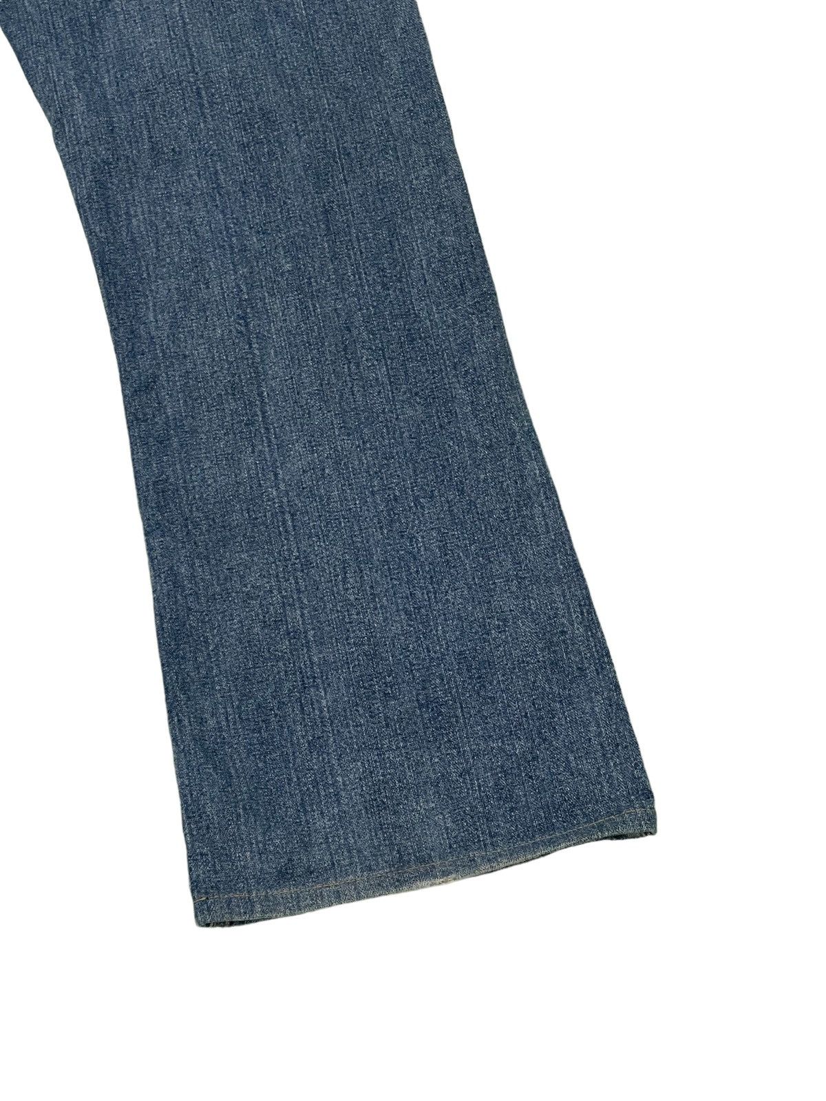Japanese Brand Flare Jeans Nylaus Wide Leg Denim 3🟦0 Size US 33 - 15 Thumbnail