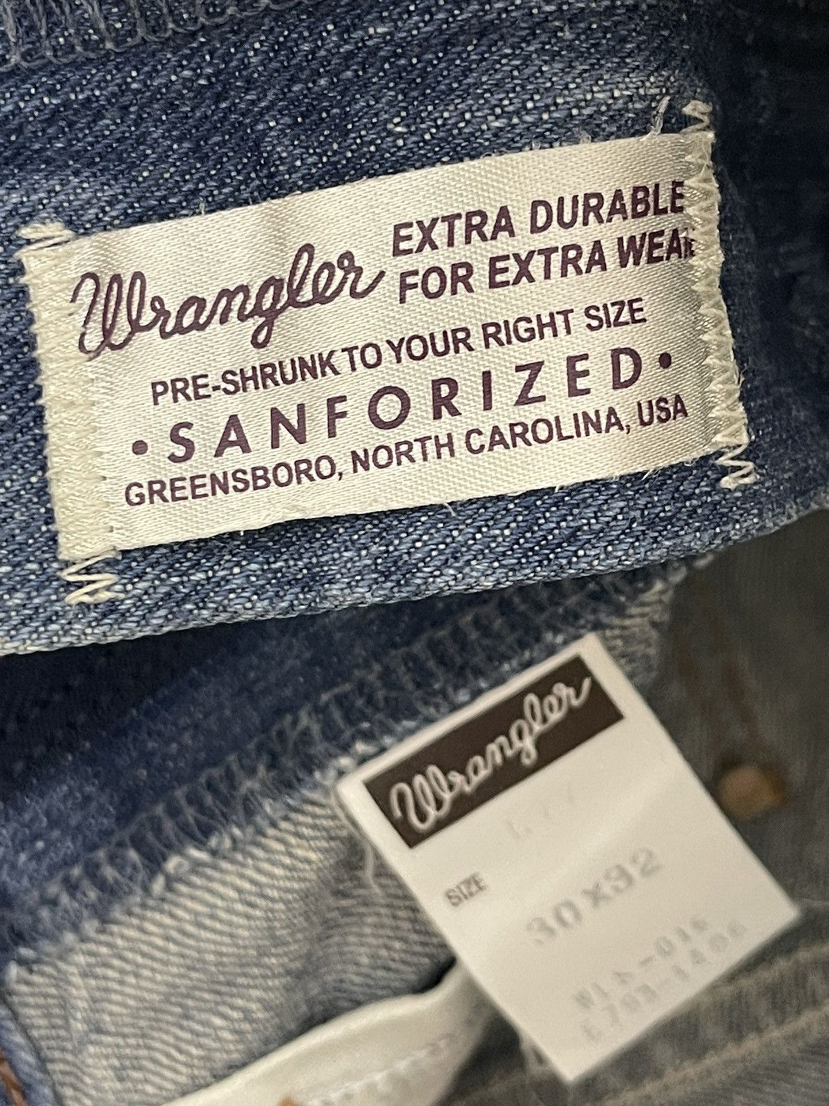 Japanese Brand Flare Jeans Wrangler Japan Stone Wash Denim Boot Cut 3🟦0 Size US 29 - 24 Thumbnail