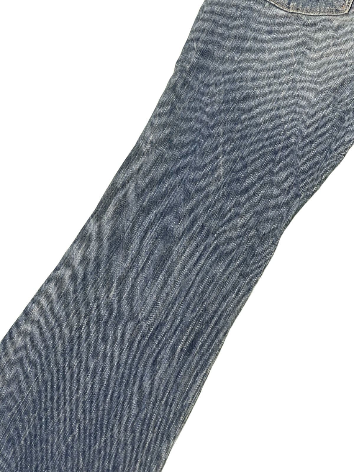 Japanese Brand Flare Jeans Wrangler Japan Stone Wash Denim Boot Cut 3🟦0 Size US 29 - 17 Thumbnail