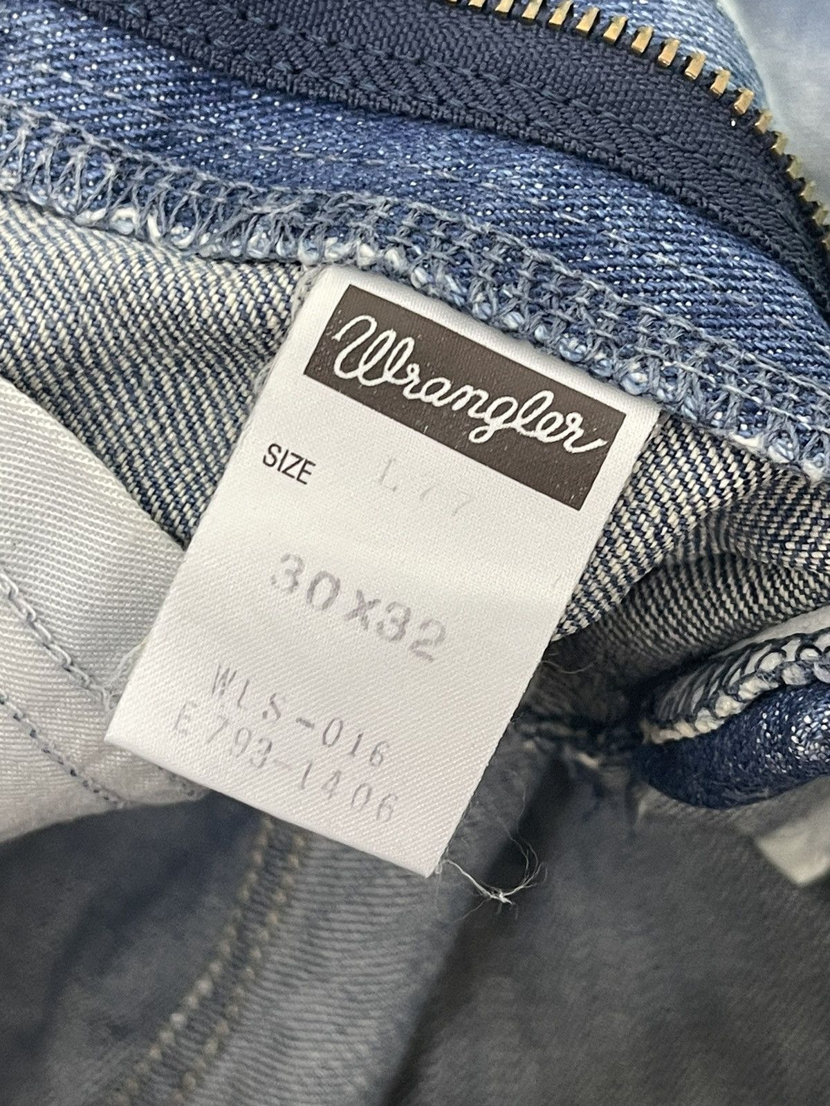 Japanese Brand Flare Jeans Wrangler Japan Stone Wash Denim Boot Cut 3🟦0 Size US 29 - 22 Thumbnail