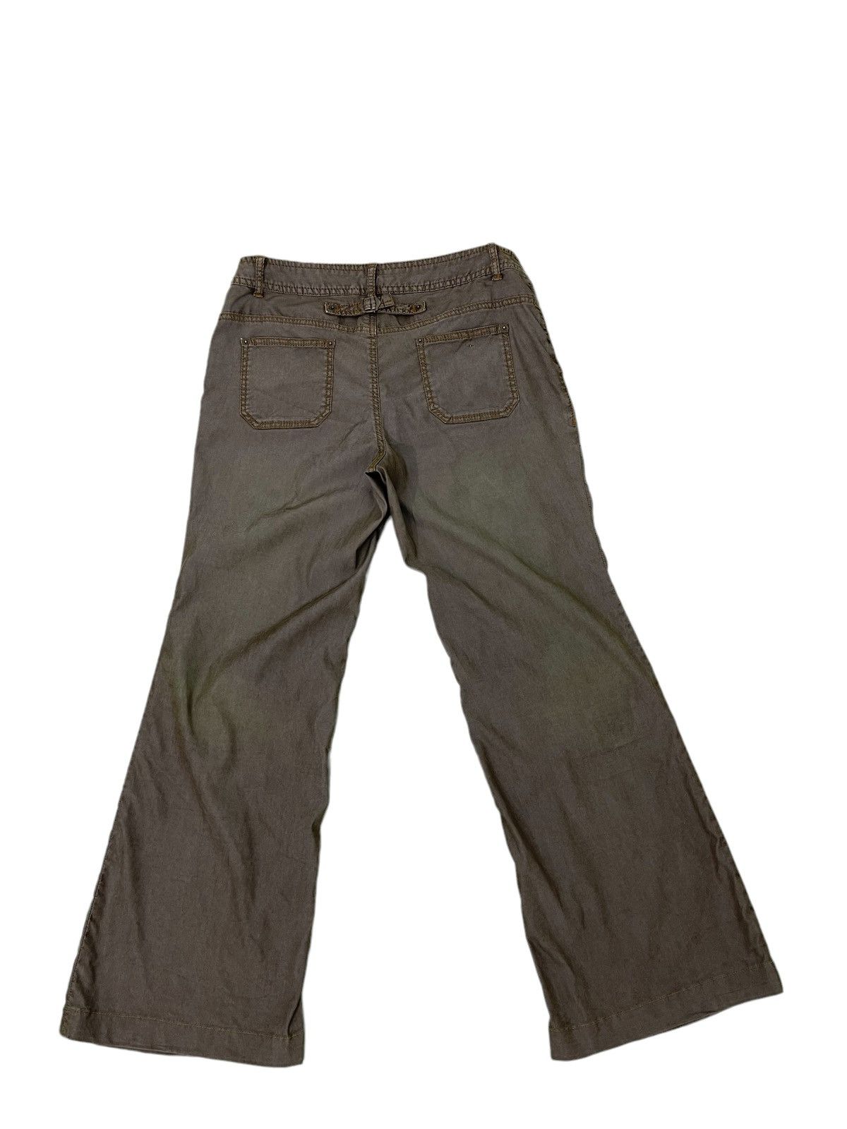 Japanese Brand Flare Jeans Japan Brand Vingt Trois Stretch Thin Pant 11🟦 Size US 33 - 6 Thumbnail