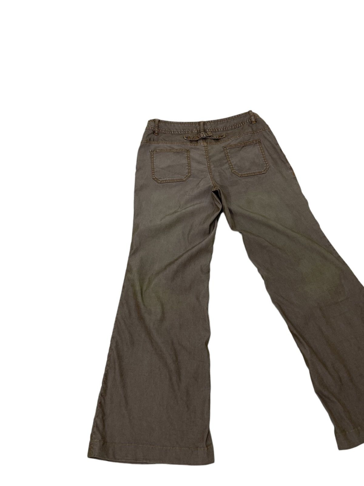 Japanese Brand Flare Jeans Japan Brand Vingt Trois Stretch Thin Pant 11🟦 Size US 33 - 7 Thumbnail