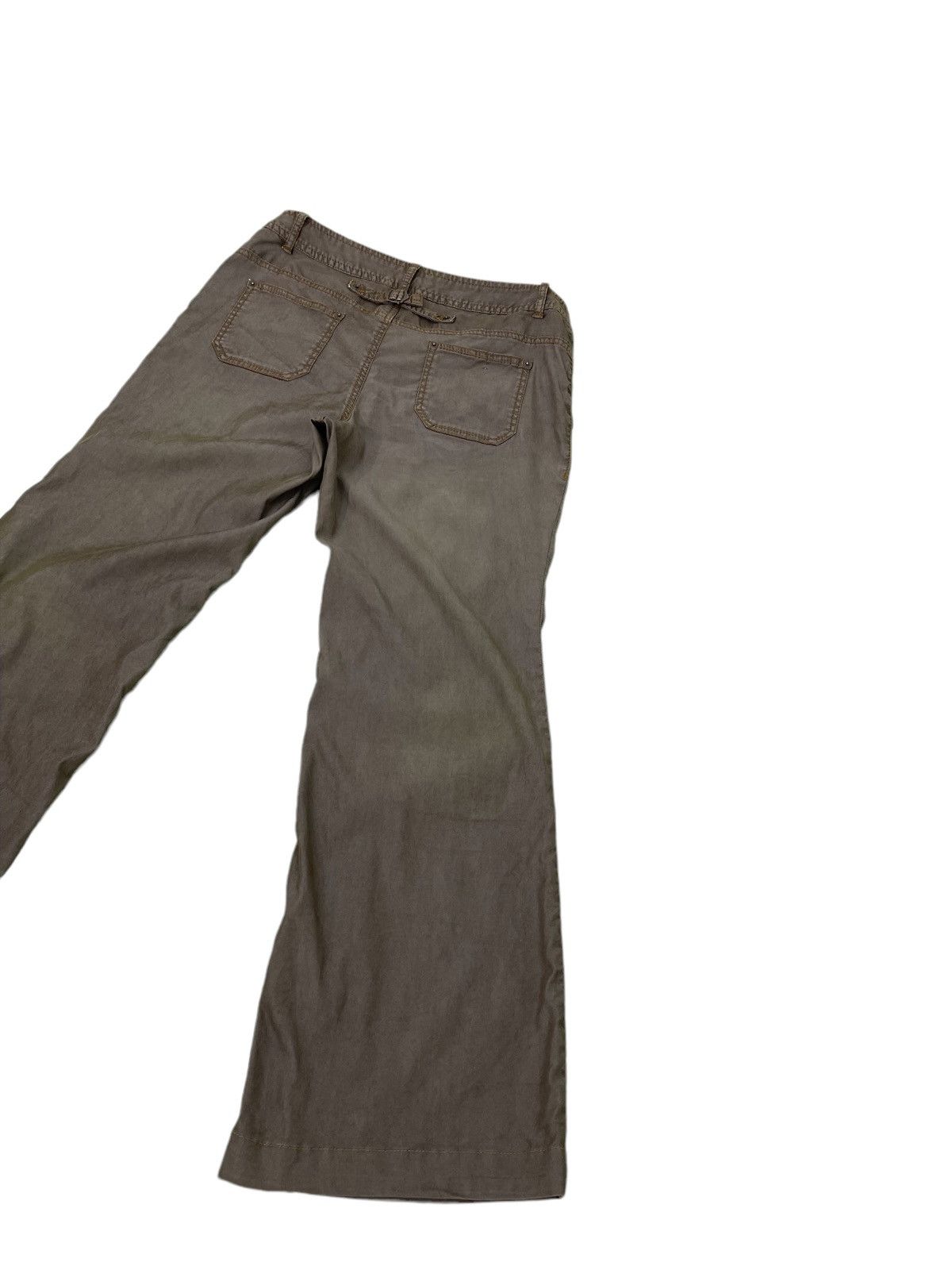 Japanese Brand Flare Jeans Japan Brand Vingt Trois Stretch Thin Pant 11🟦 Size US 33 - 8 Thumbnail