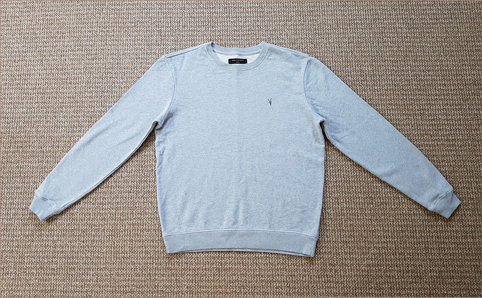 Allsaints × Japanese Brand ALLSAINTS Raven Crew Sweatshirt Size US S / EU 44-46 / 1 - 1 Thumbnail