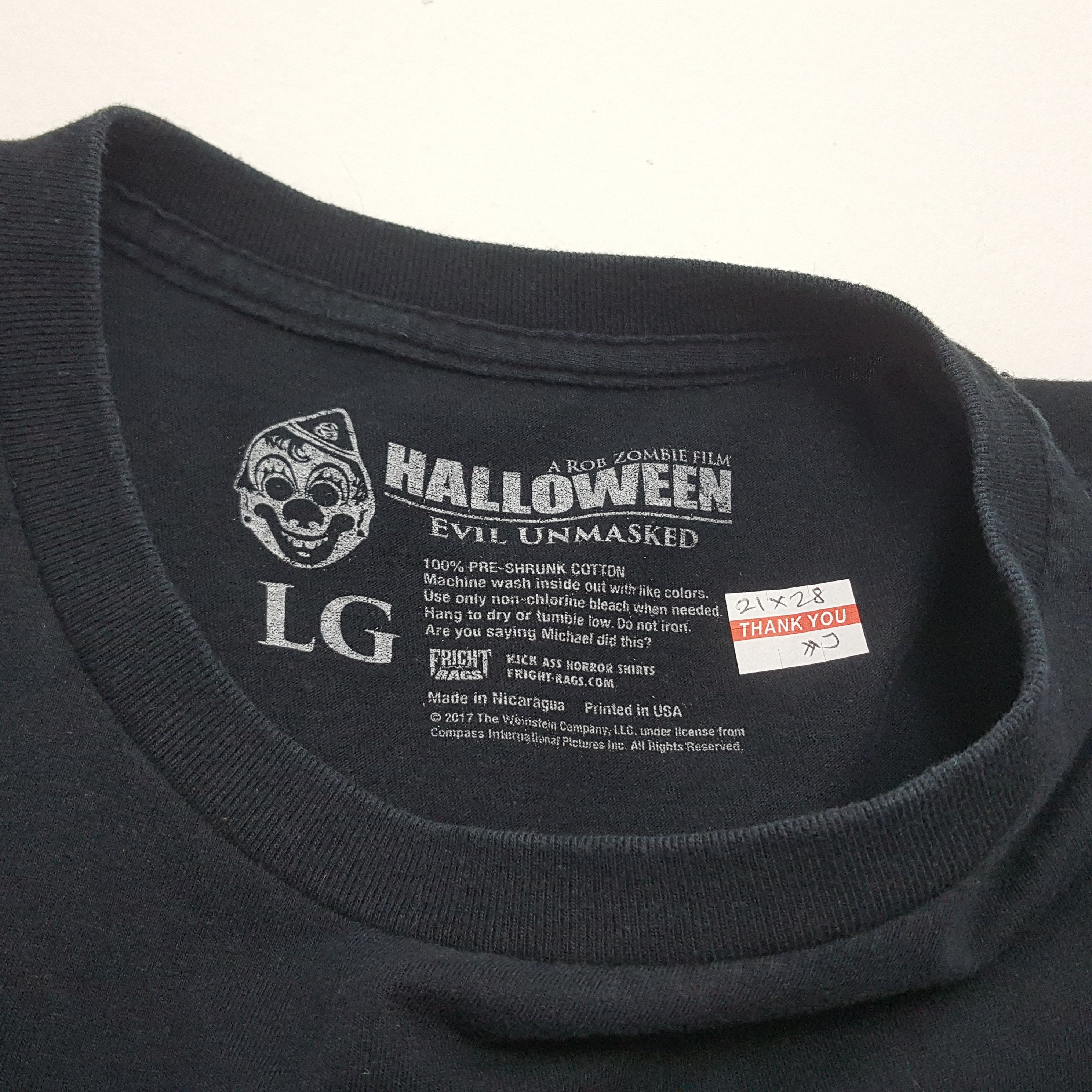 Vintage Vintage HALLOWEEN American Horror Film t-shirt Size US L / EU 52-54 / 3 - 3 Thumbnail