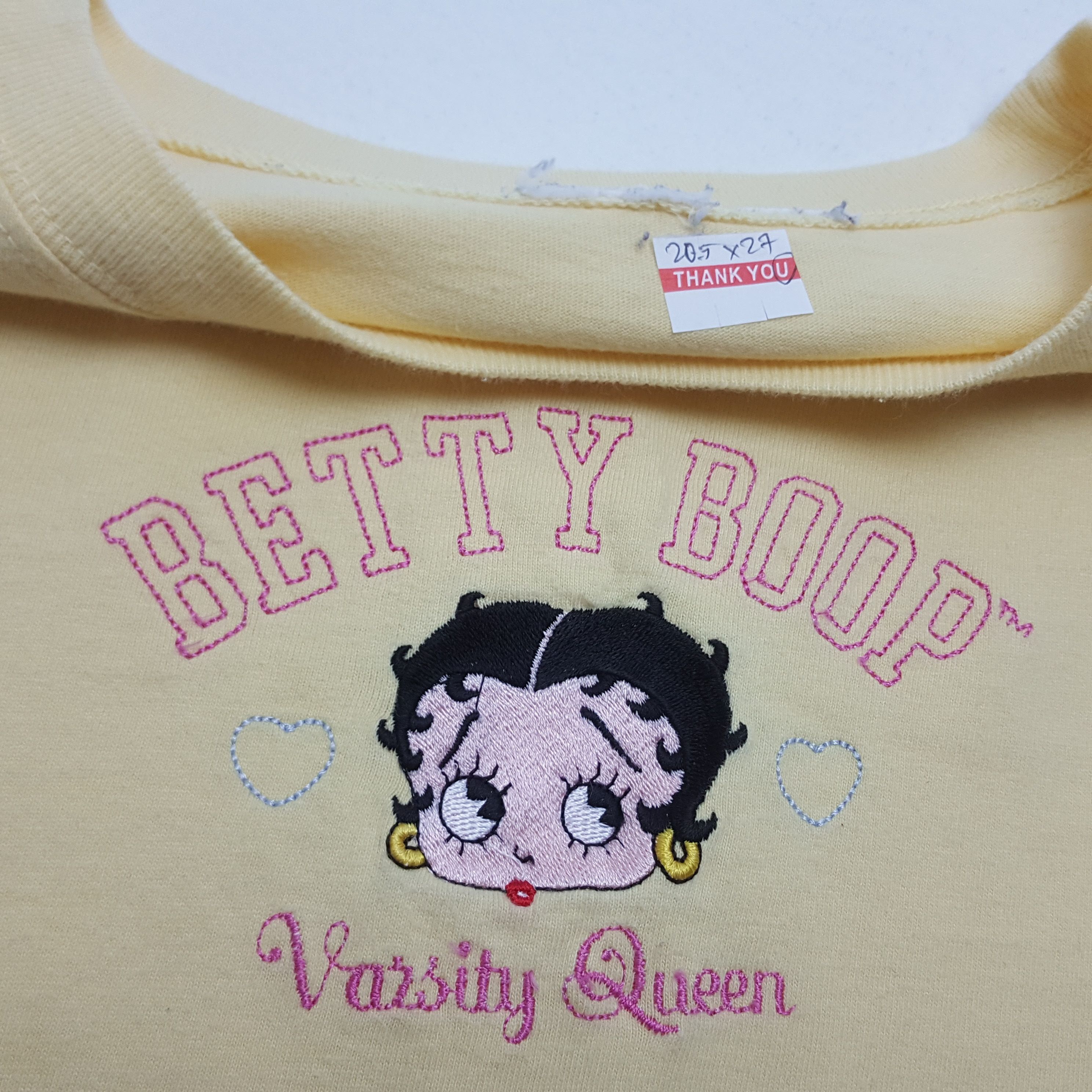 Cartoon Network × Vintage Vintage BETTY BOOP Embroidery Picture T-Shirt Size US M / EU 48-50 / 2 - 3 Thumbnail