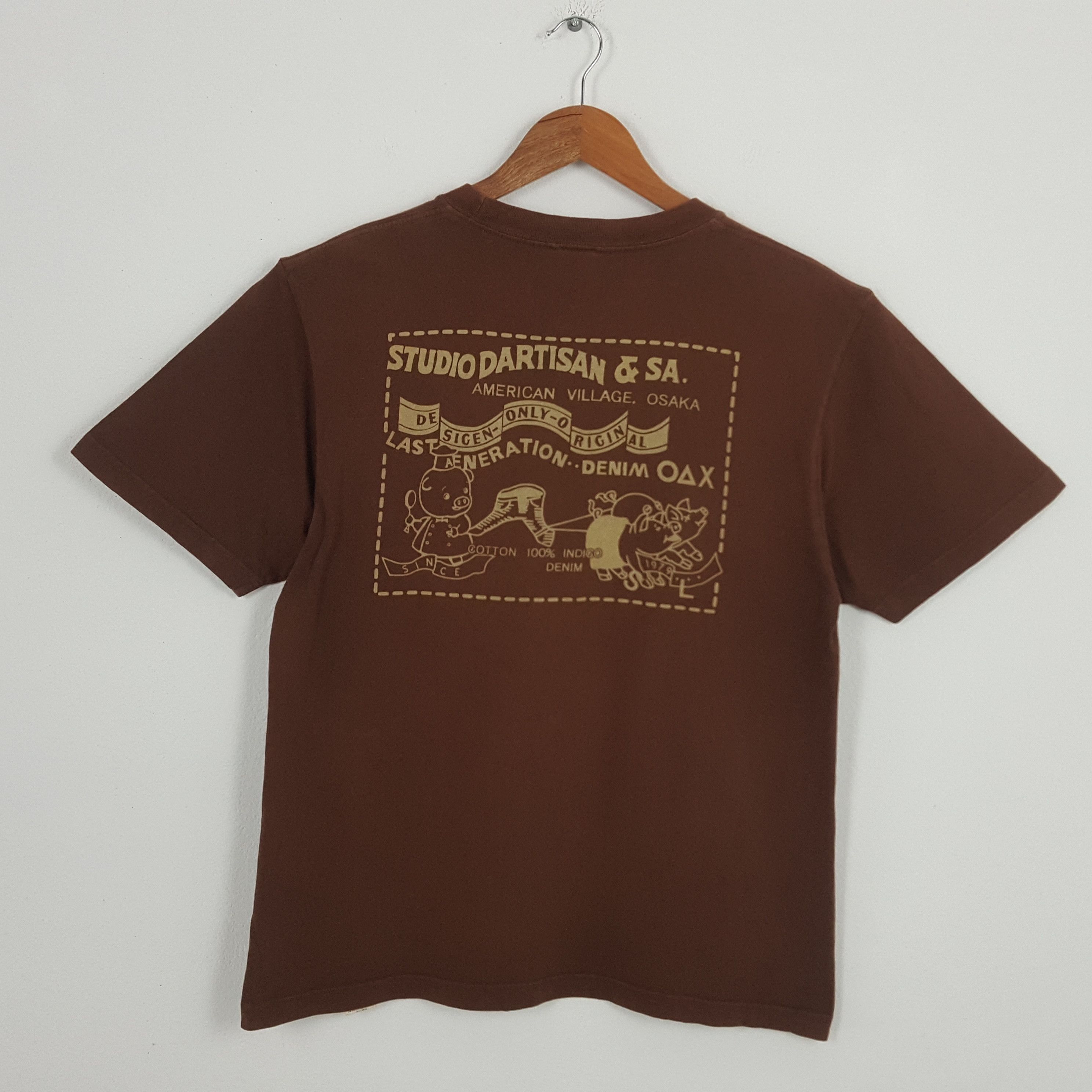 Japanese Brand × Studio D'Artisan × Vintage Vintage Studio D'Artisan Japanese Brand Logo Design T-Shirt Size US XL / EU 56 / 4 - 1 Thumbnail