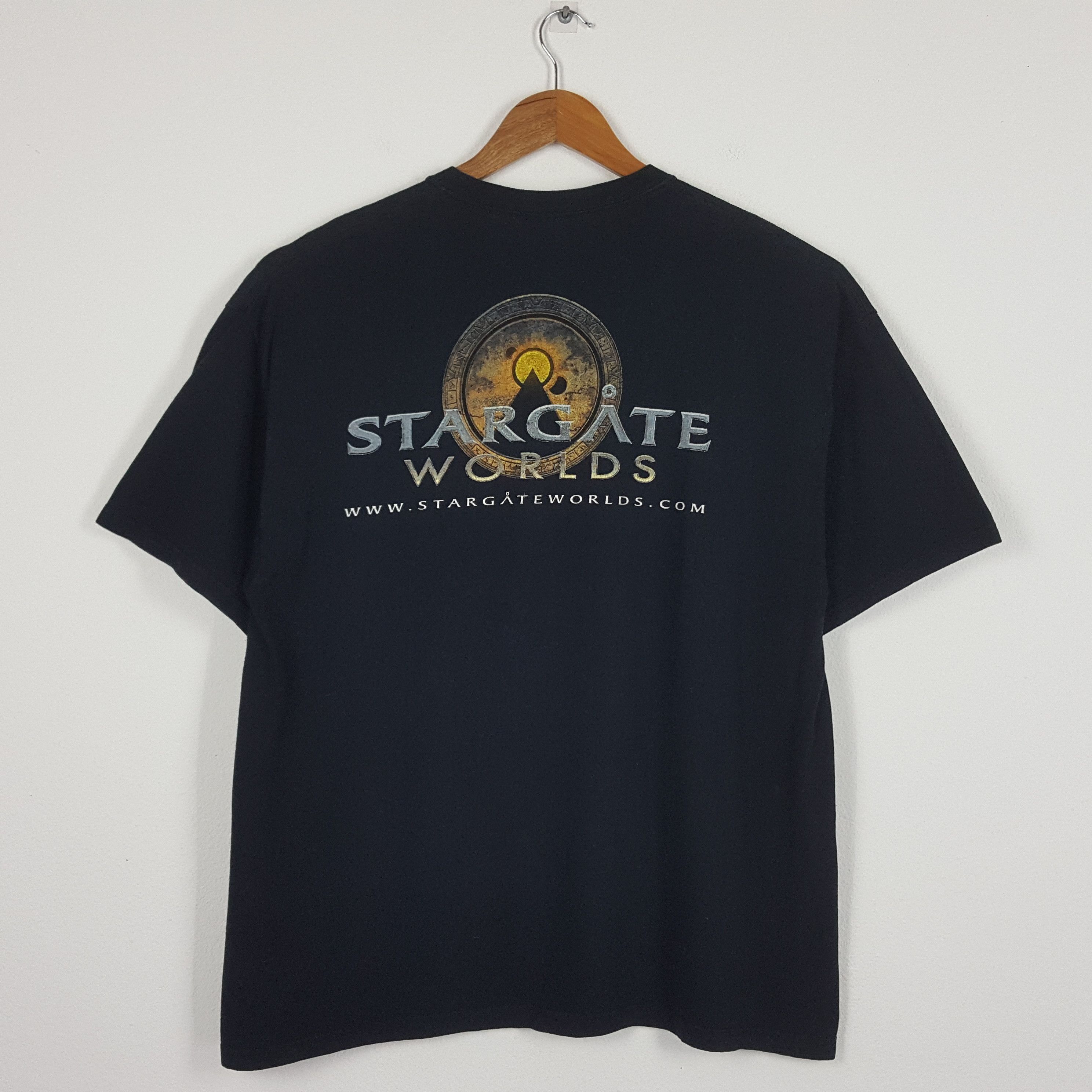 Playstation × Vintage Vintage STARGATE WORLDS Online Game PlayStation Movie Tees Size US XL / EU 56 / 4 - 3 Thumbnail