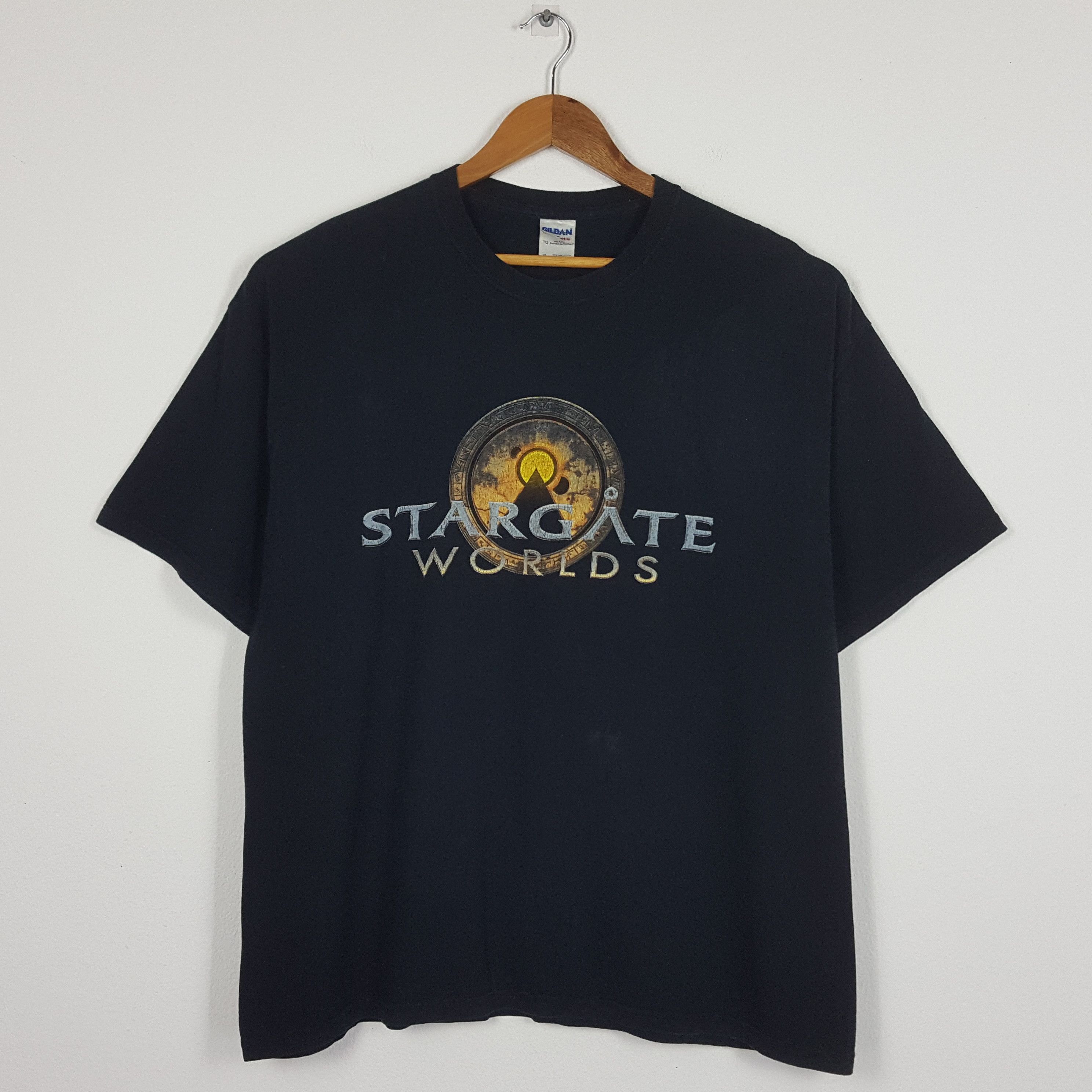 Playstation × Vintage Vintage STARGATE WORLDS Online Game PlayStation Movie Tees Size US XL / EU 56 / 4 - 1 Thumbnail