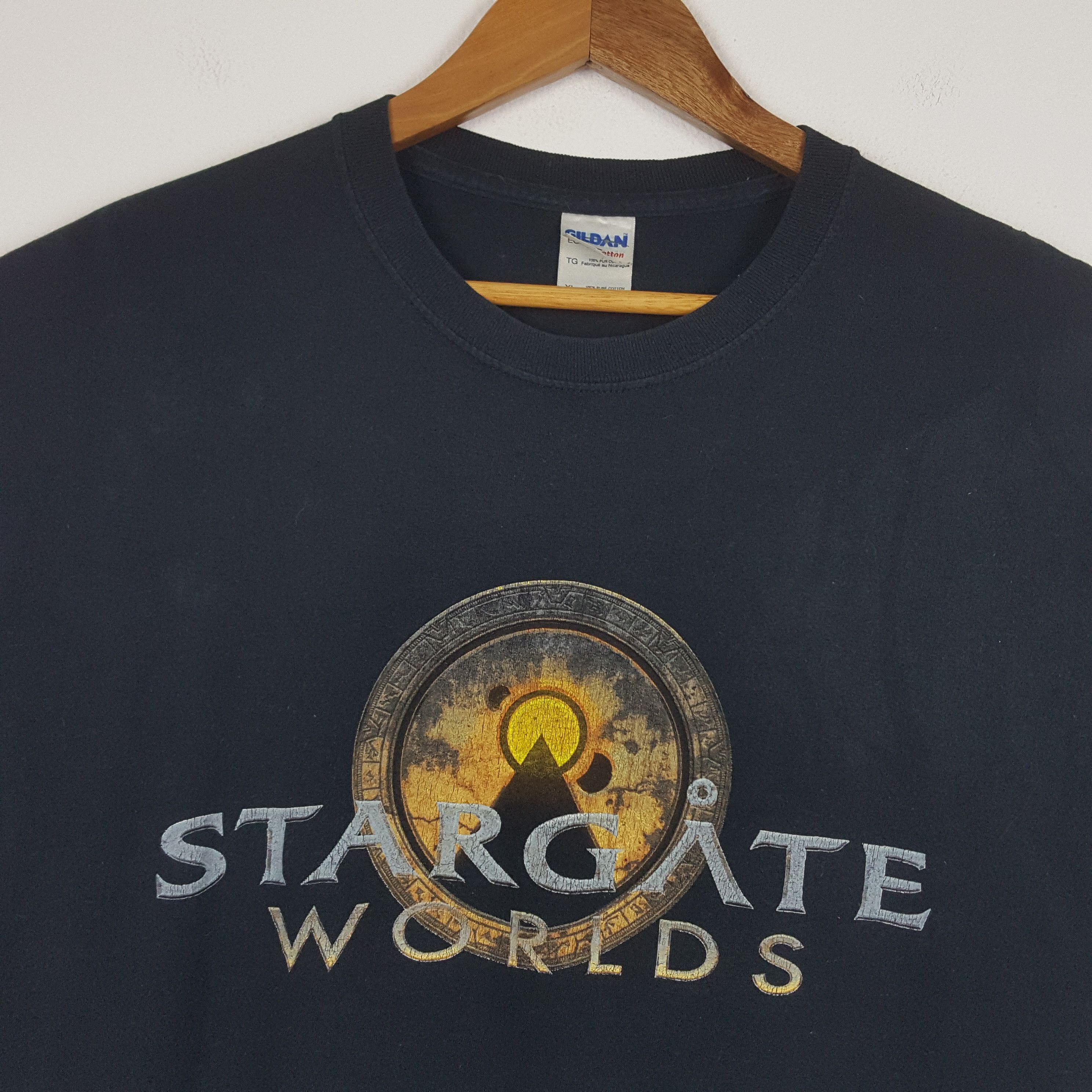 Playstation × Vintage Vintage STARGATE WORLDS Online Game PlayStation Movie Tees Size US XL / EU 56 / 4 - 4 Thumbnail