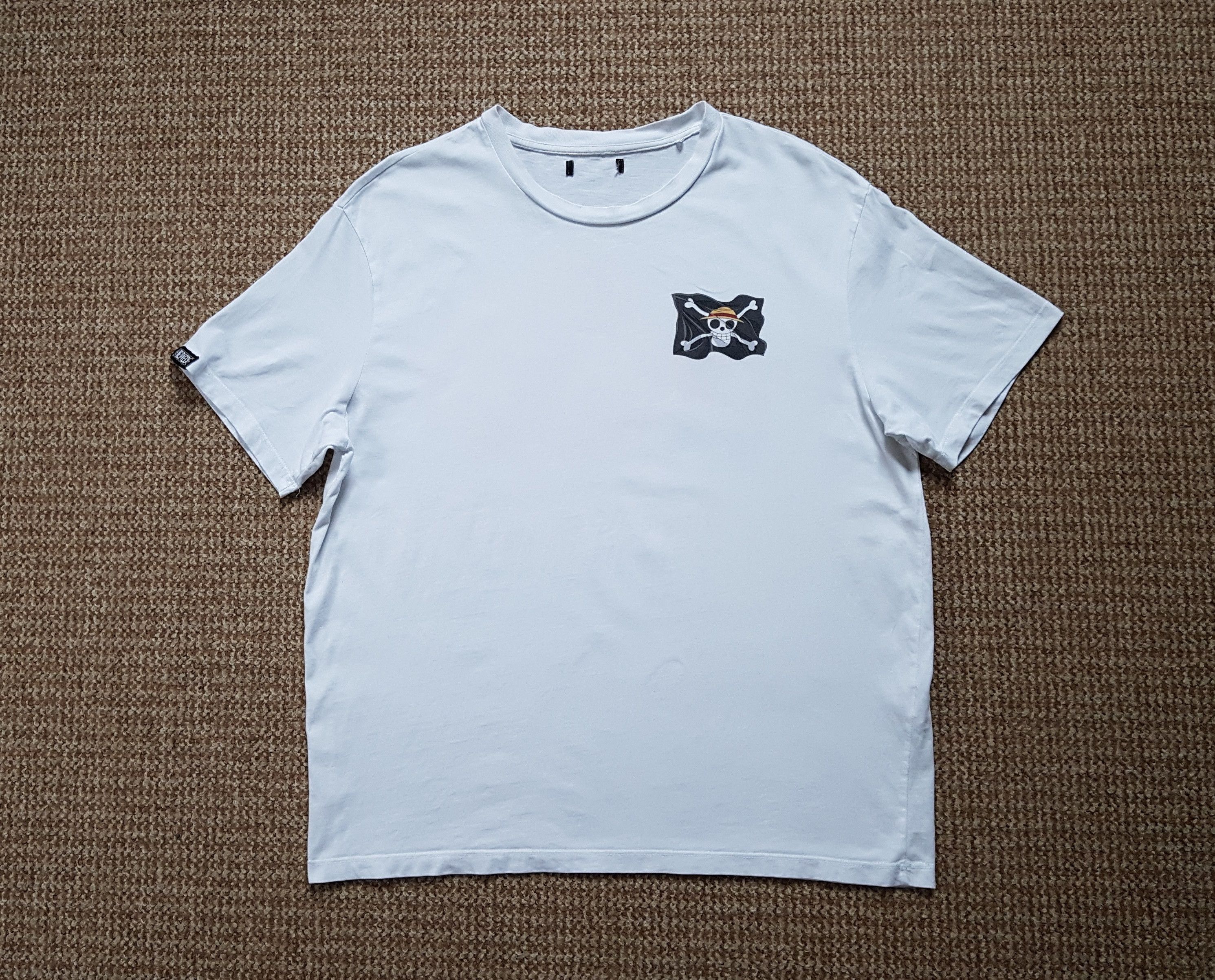 Anime One Piece Anime Monkey D. Luffy Print Tee T Shirt Size US M / EU 48-50 / 2 - 6 Thumbnail