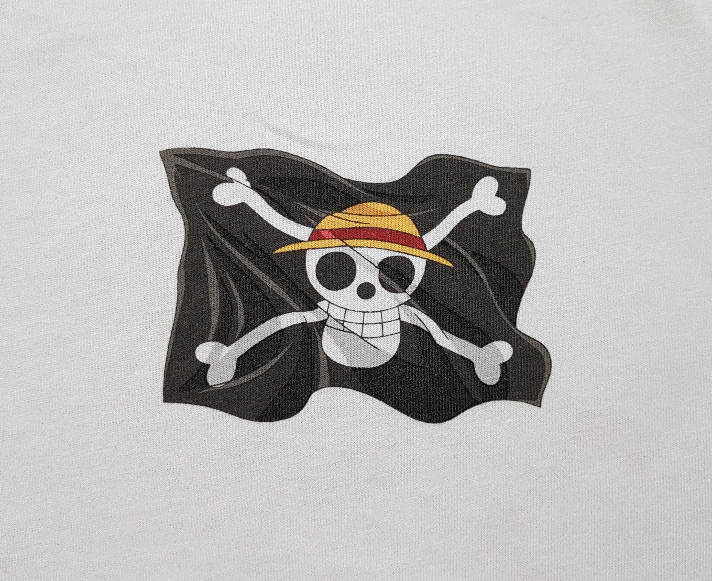 Anime One Piece Anime Monkey D. Luffy Print Tee T Shirt Size US M / EU 48-50 / 2 - 7 Thumbnail