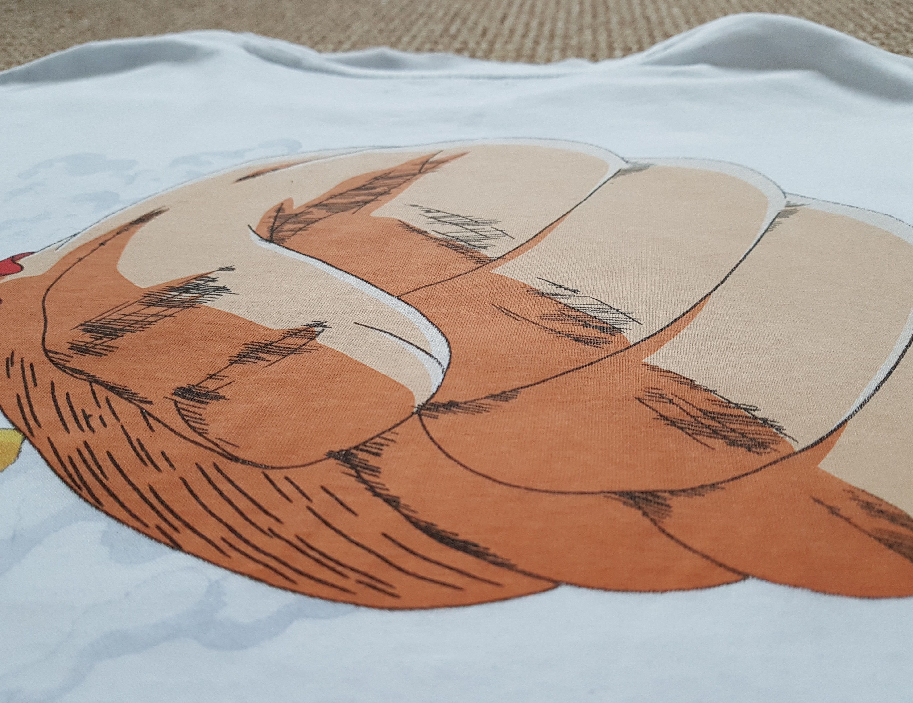 Anime One Piece Anime Monkey D. Luffy Print Tee T Shirt Size US M / EU 48-50 / 2 - 5 Thumbnail