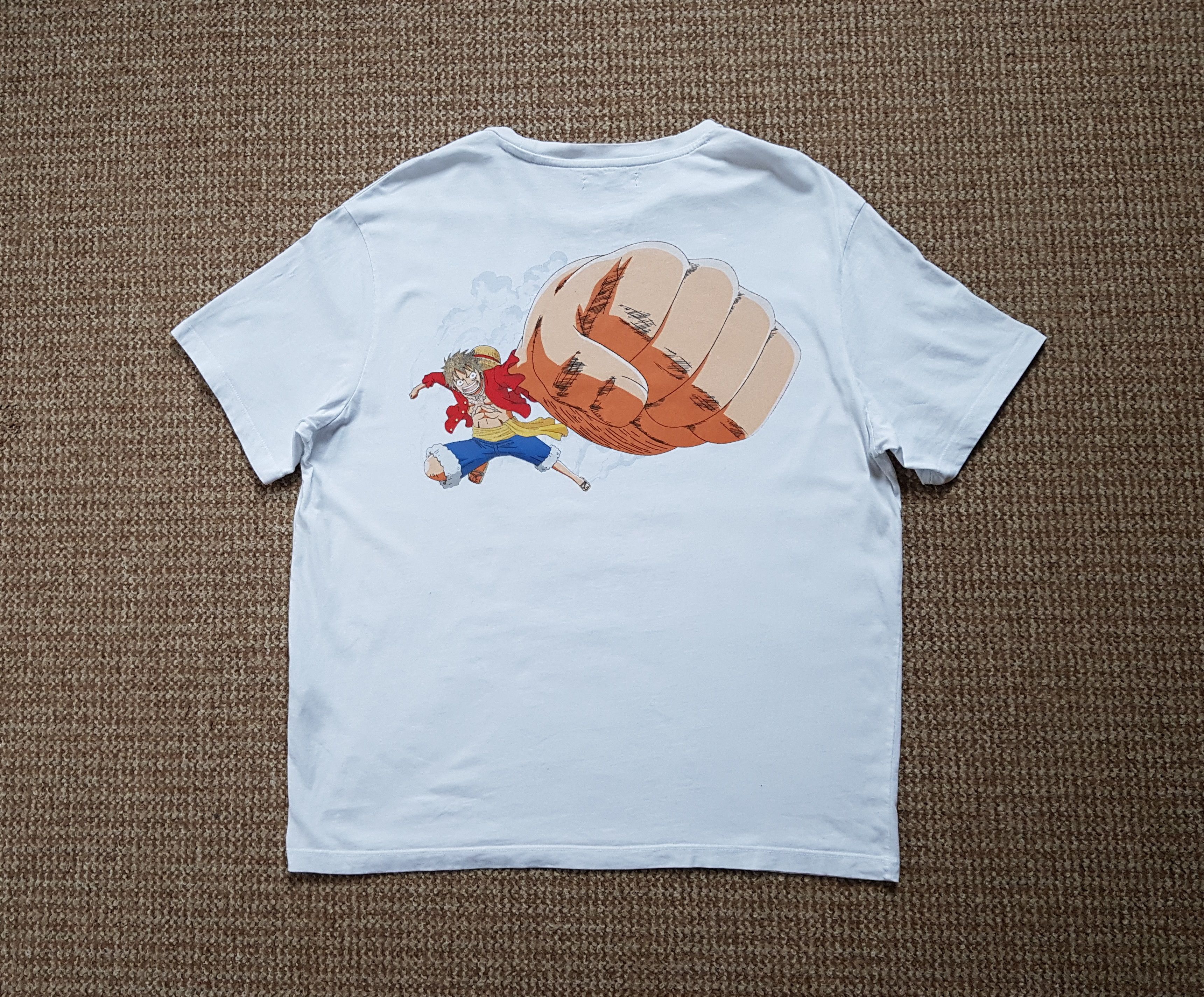 Anime One Piece Anime Monkey D. Luffy Print Tee T Shirt Size US M / EU 48-50 / 2 - 1 Thumbnail