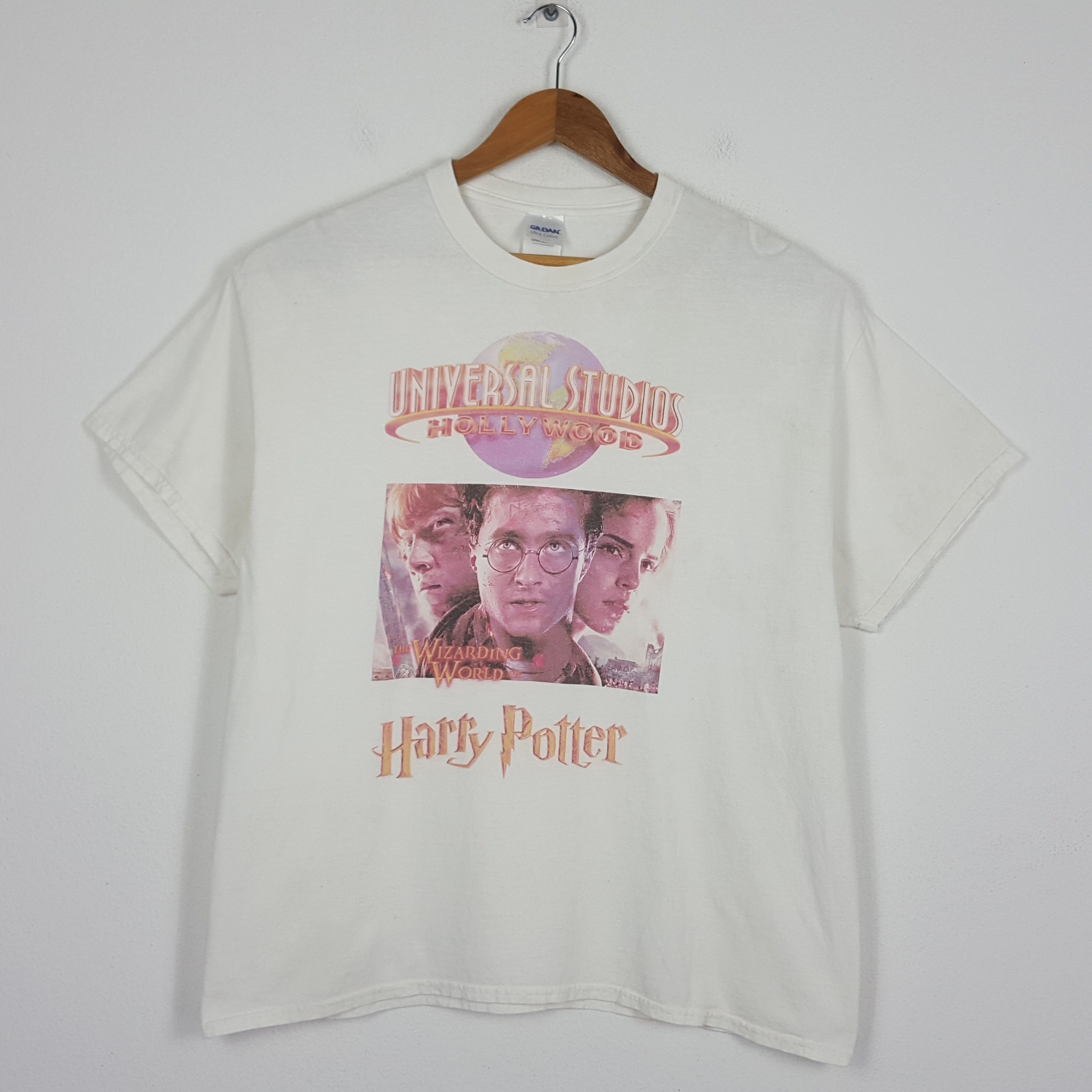 Universal Studios × Vintage Vintage Harry Potter American Wizard Movie T-Shirt Size US XL / EU 56 / 4 - 1 Thumbnail