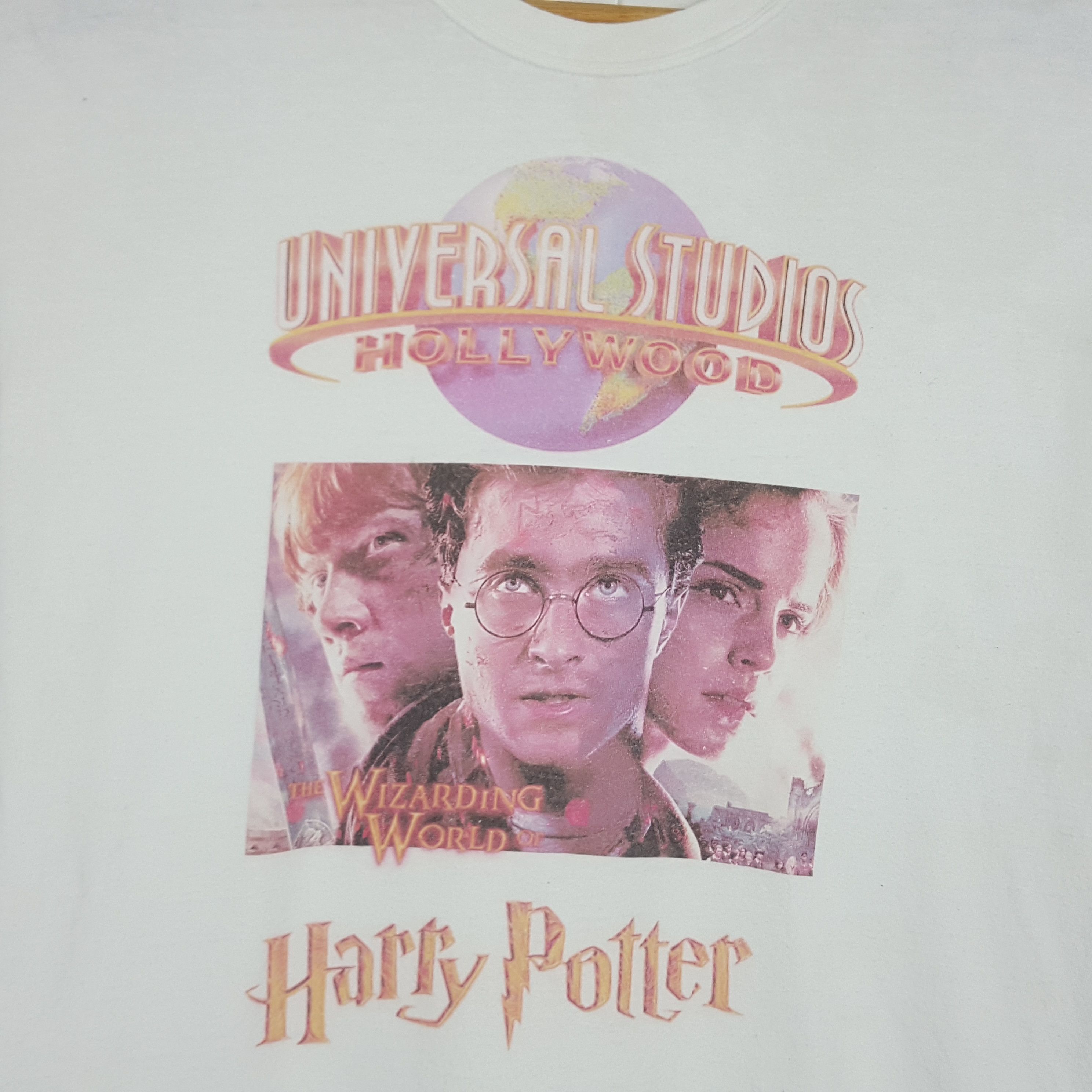 Universal Studios × Vintage Vintage Harry Potter American Wizard Movie T-Shirt Size US XL / EU 56 / 4 - 2 Thumbnail