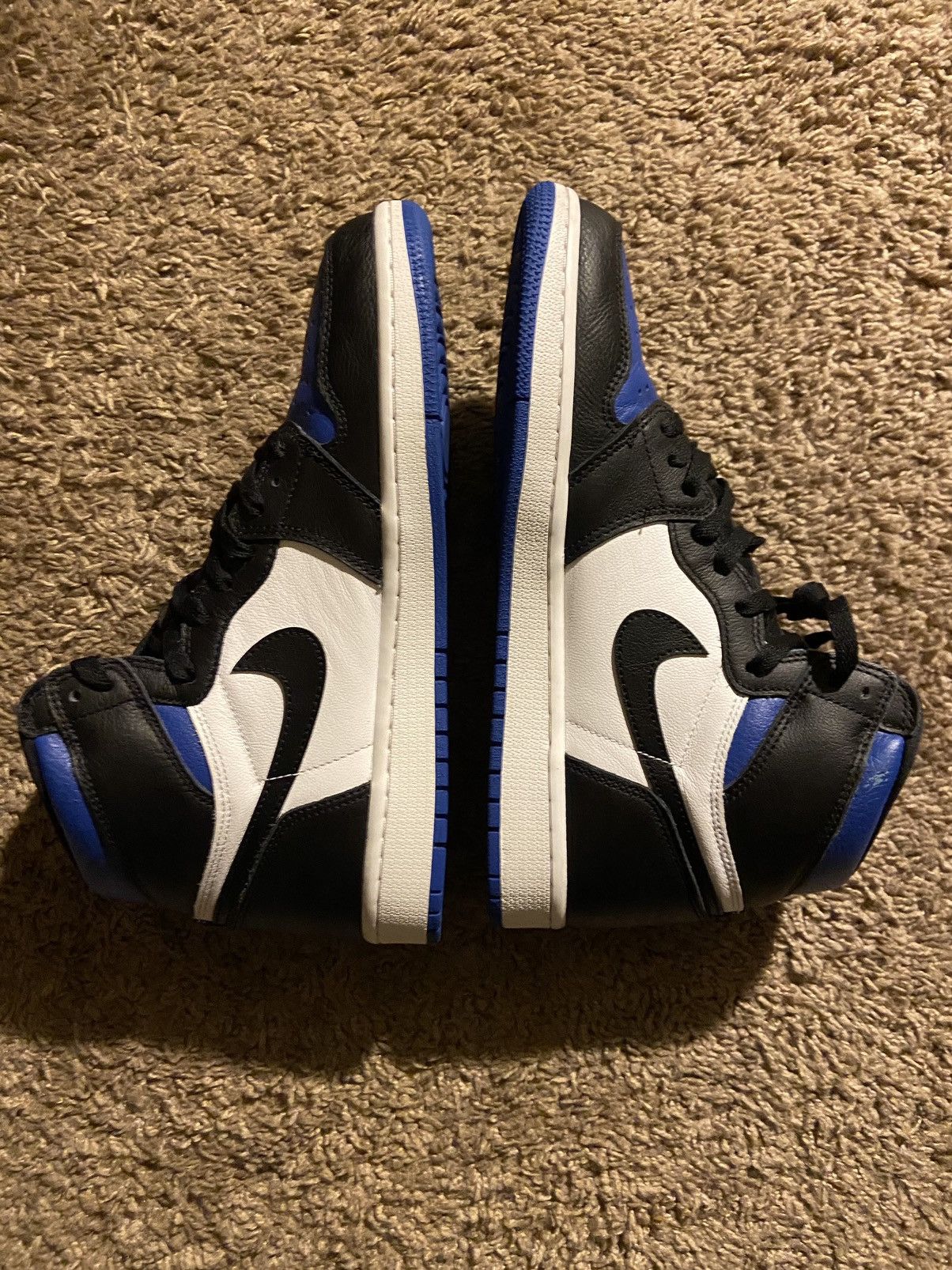 Jordan Brand × Nike Nike air Jordan 1 retro high og Royal toe size 9.5 Size US 9.5 / EU 42-43 - 5 Thumbnail